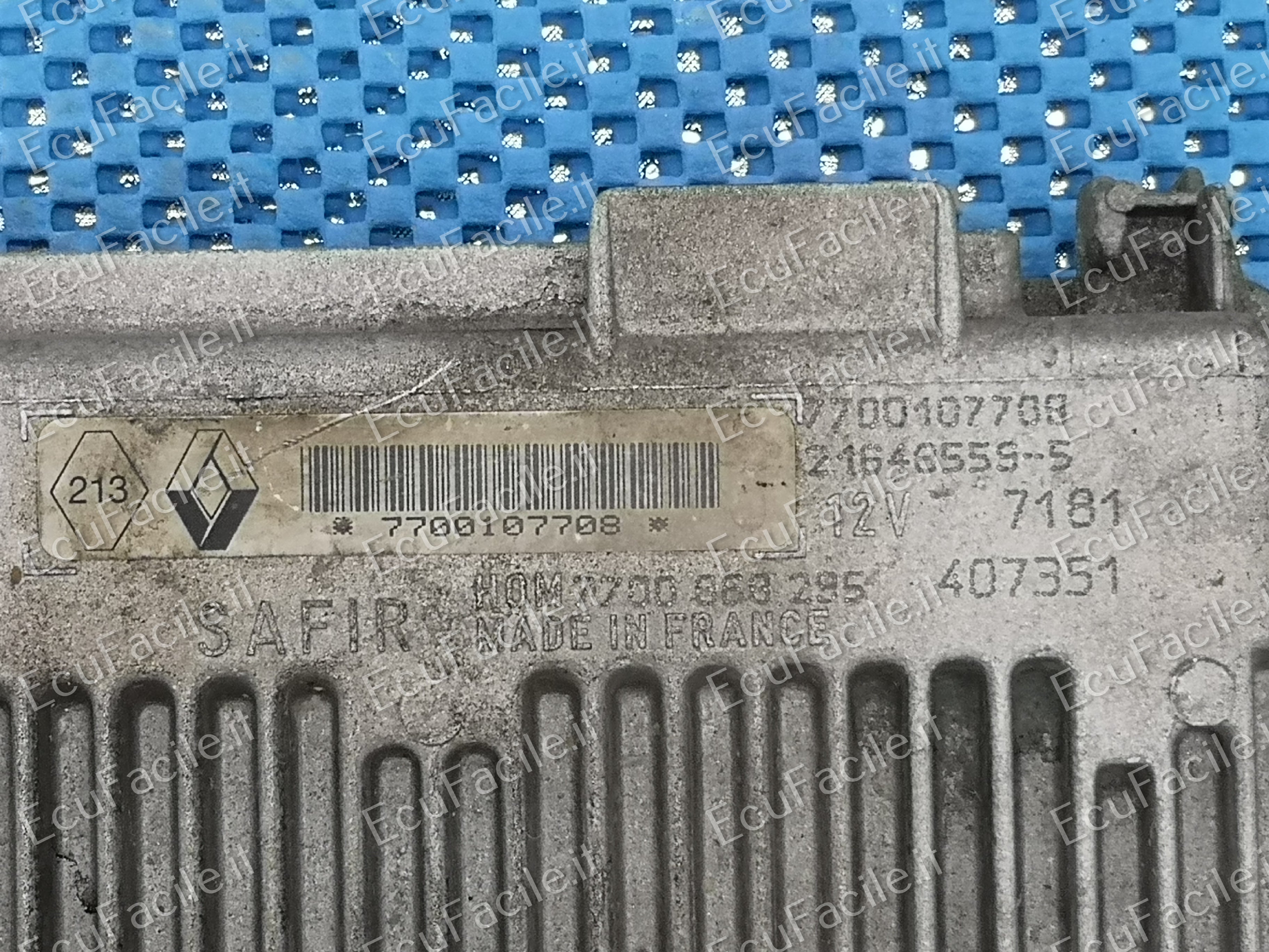 ECU RENAULT CLIO, 7700107708, 21618559-5, 216185595