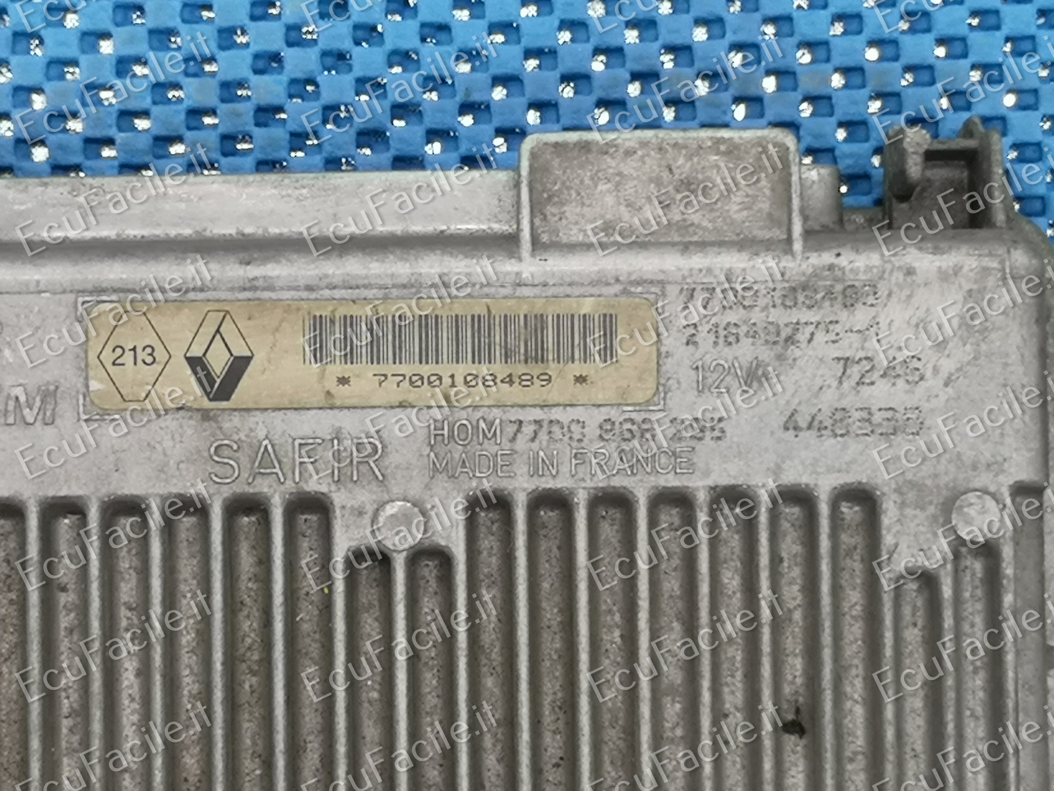 Motore ecu controller renault clio 1.2 7700108489 7700868295
