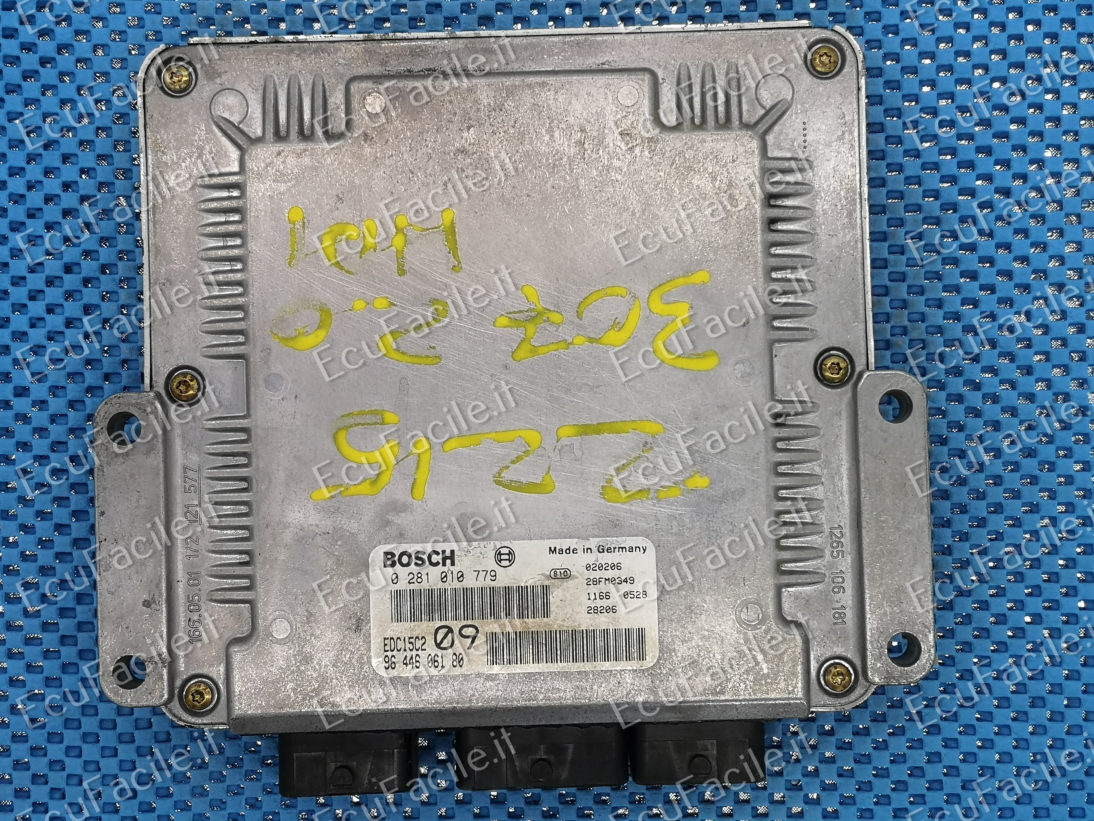 ECU PEUGEOT 307 2.0 HDI BOSCH 0281010779 9644606180