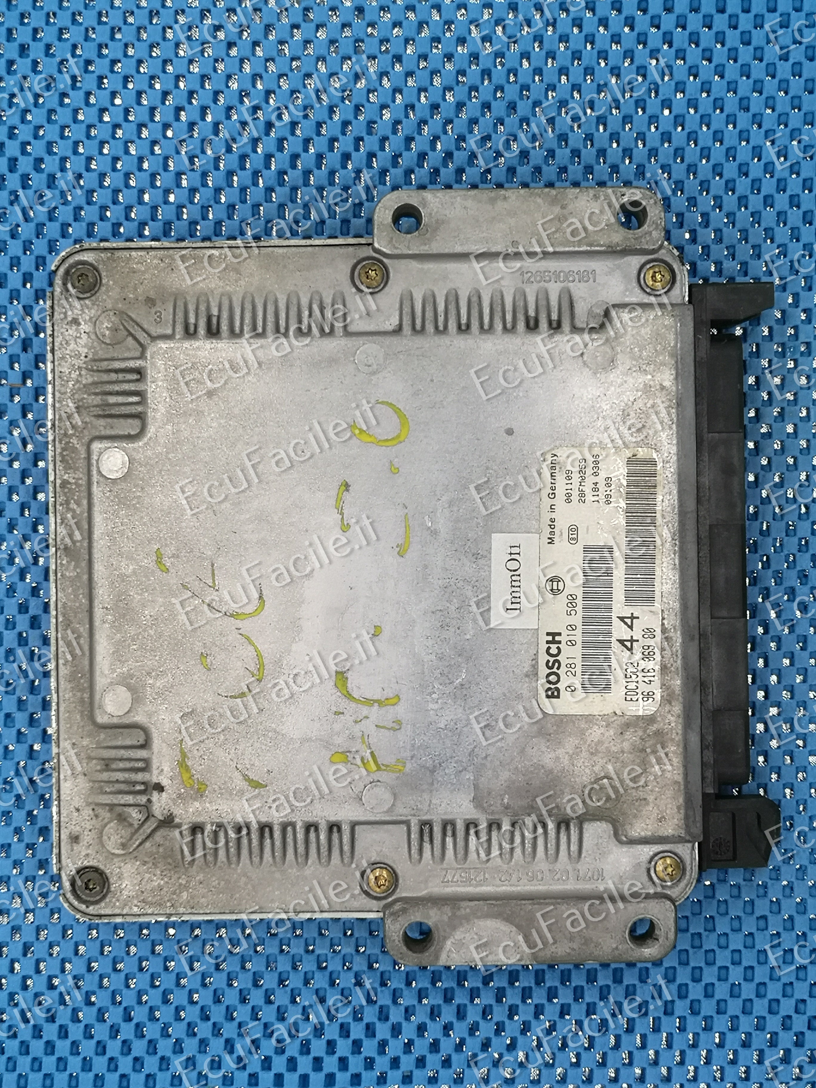 ECU PEUGEOT 206 2.0 HDI BOSCH 0281010500 9641606980 EDC15C2