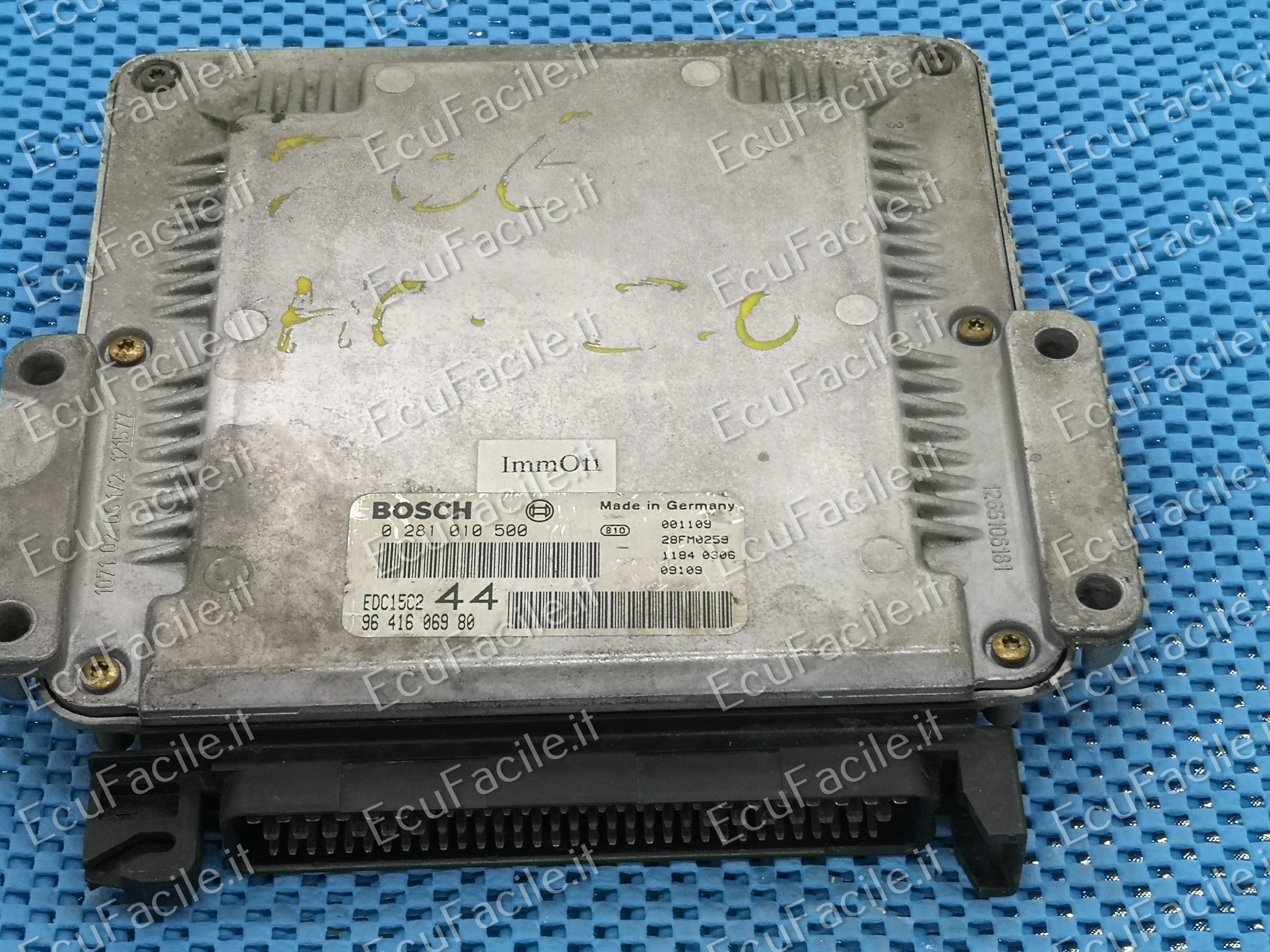ECU PEUGEOT 206 2.0 HDI BOSCH 0281010500 9641606980 EDC15C2