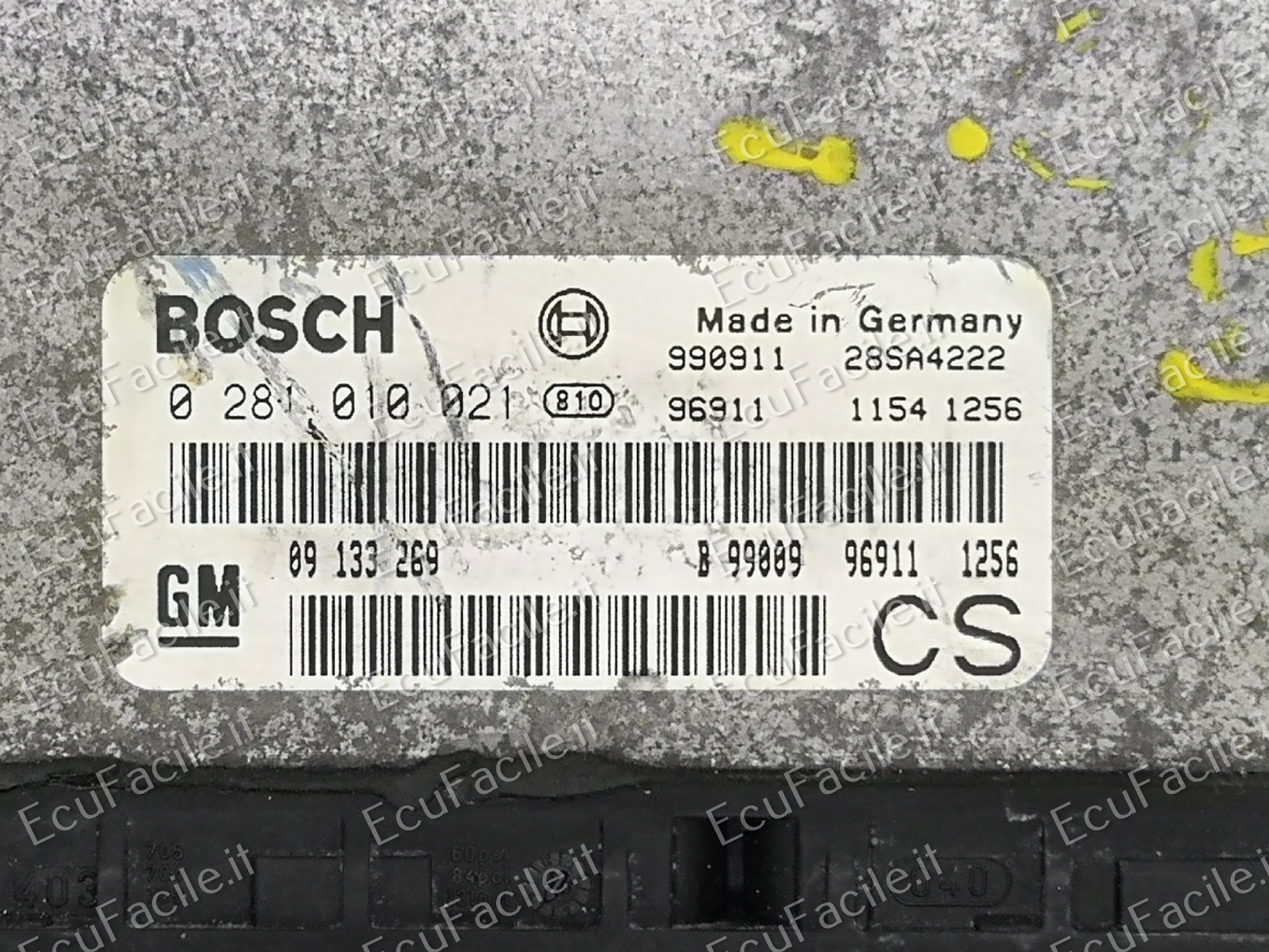 ECU OPEL ZAFIRA 2.0 DTI 0281010021 [EDC15M17-7.4] 09133269