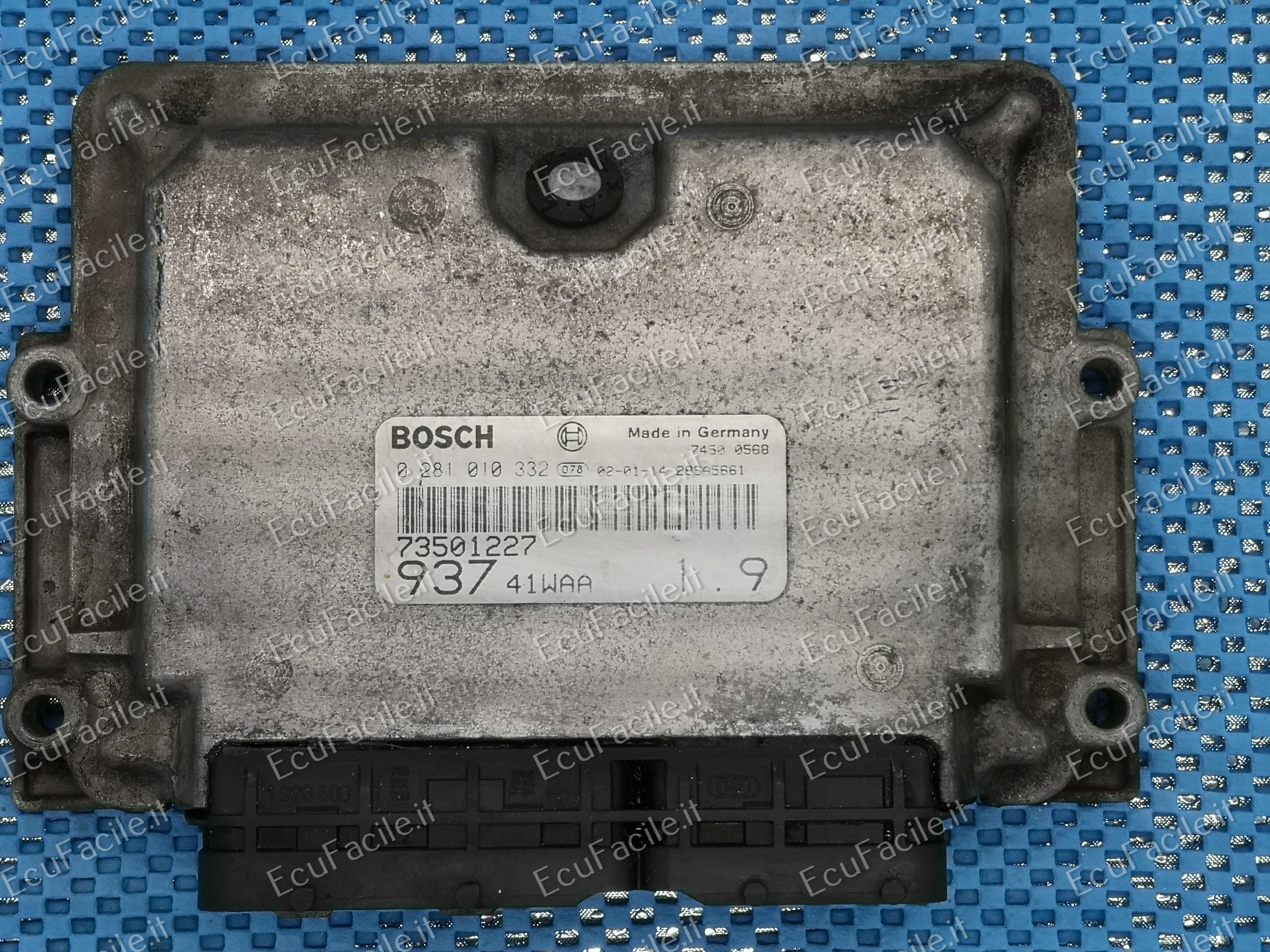 ECU ALFA ROMEO 147 1.9 JTD BOSCH 0281010332 28SA5661 PRONTA  EDC 15C7-2.3