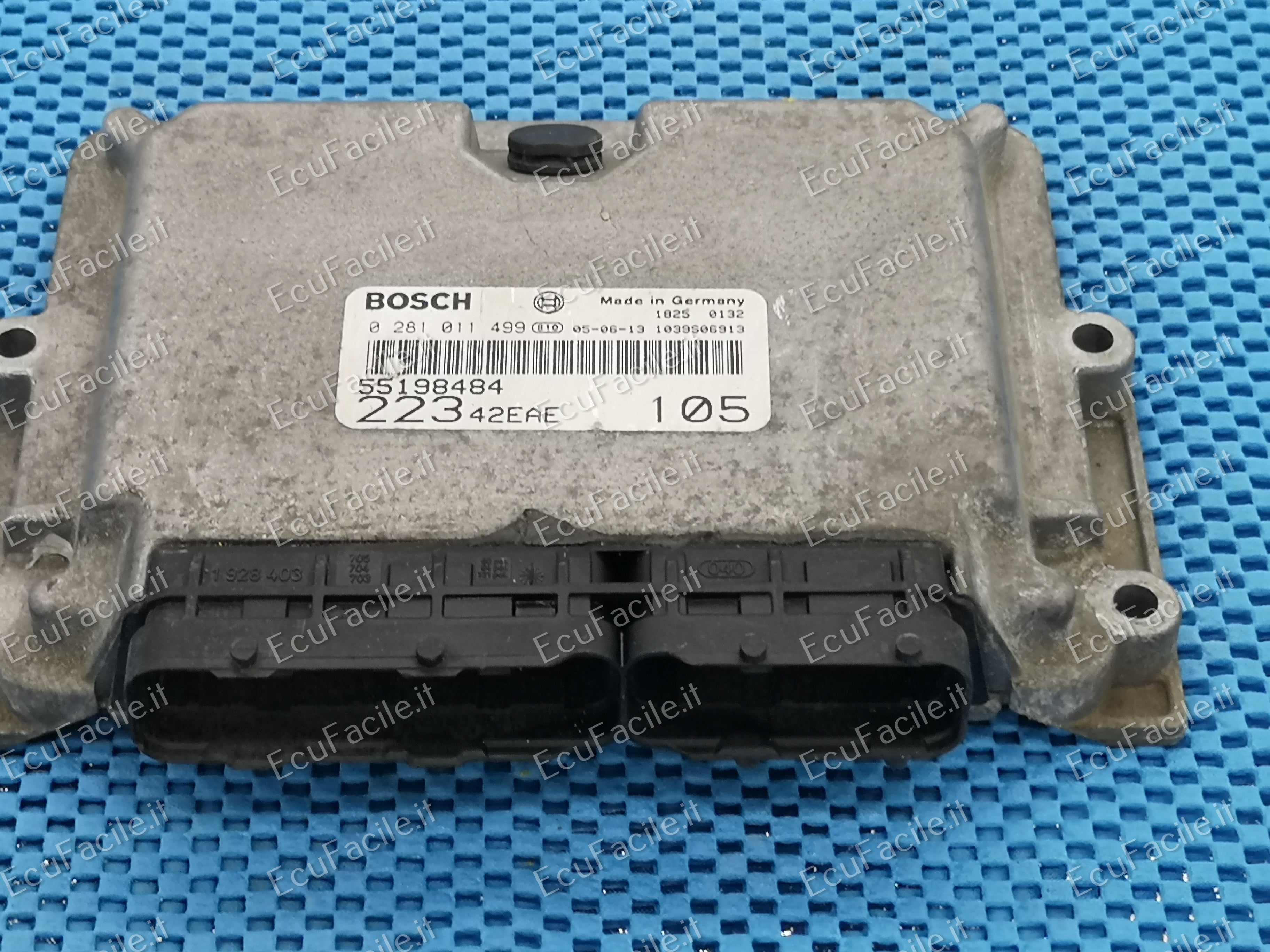 ECU FIAT DOBLO 1.9 JTD 0281011499 55191195 55198484 EDC 15C7-2.11