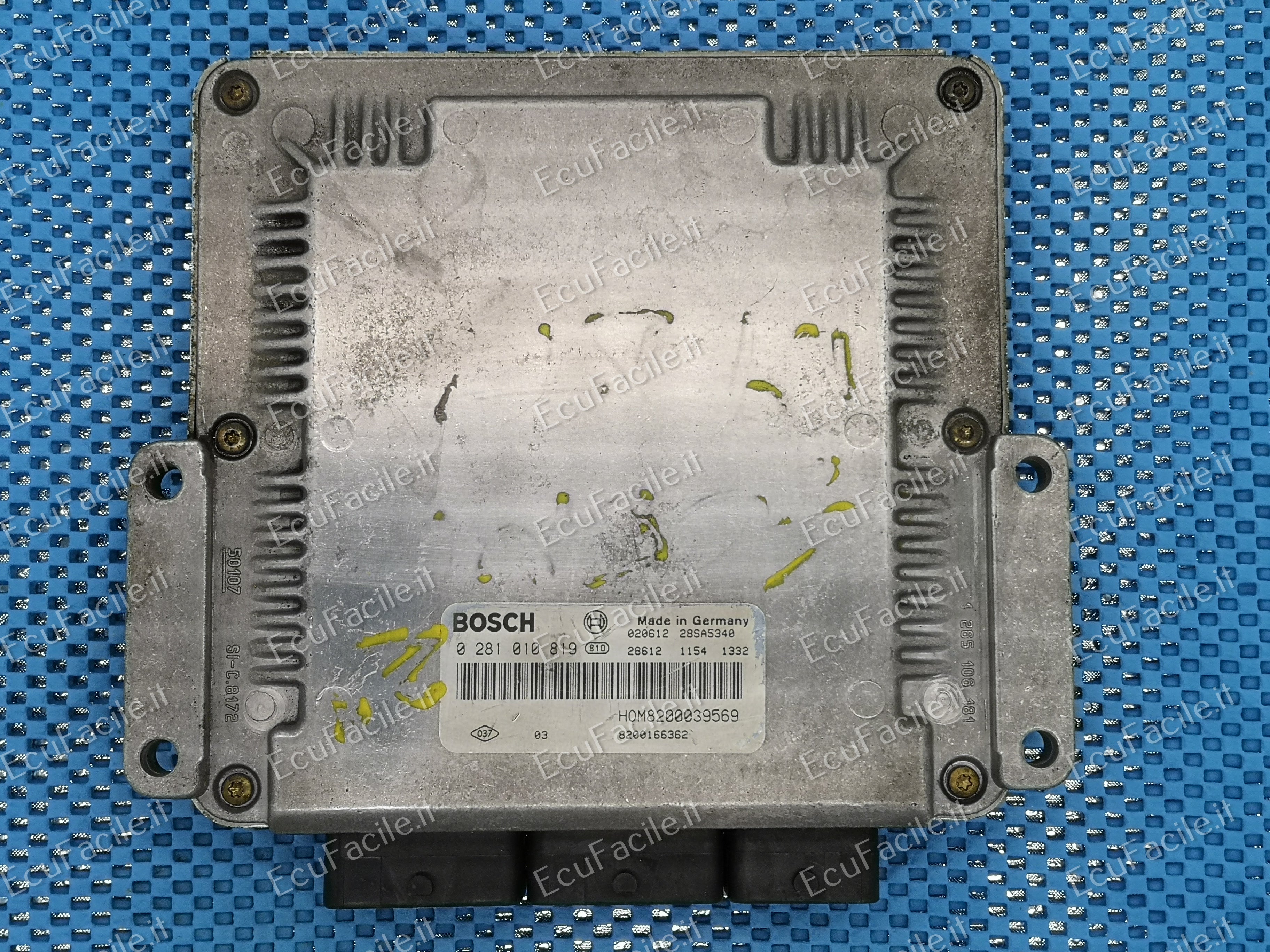 Ecu renault megane scenic 1.9 0281010819