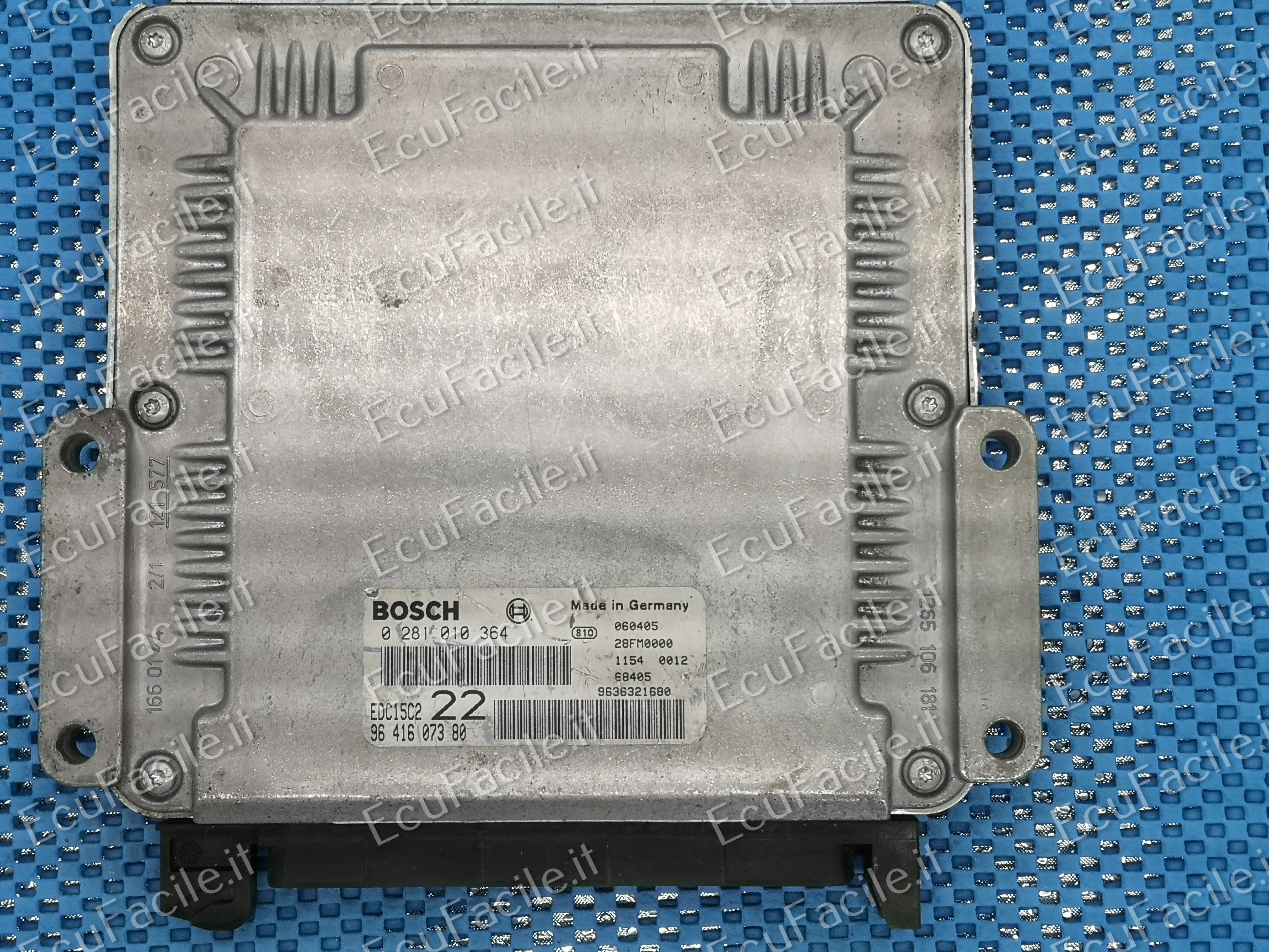 ECU CITROEN PEUGEOT 2.0 HDI BOSCH 0281010364 9641607380 EDC15C2