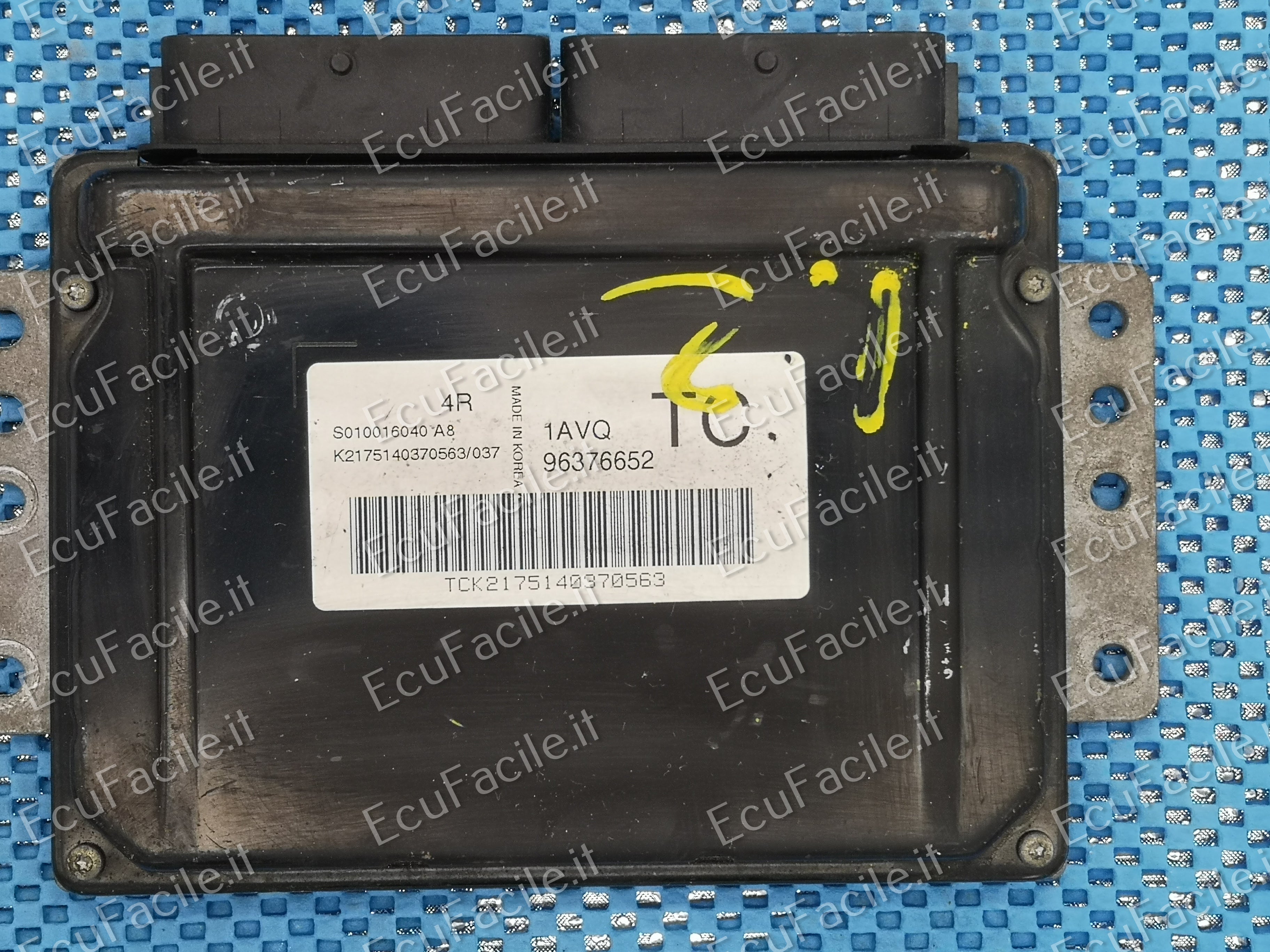 ECU Daewoo Kalos 96376652 1AVQ S010016040 A8 S010016040A8