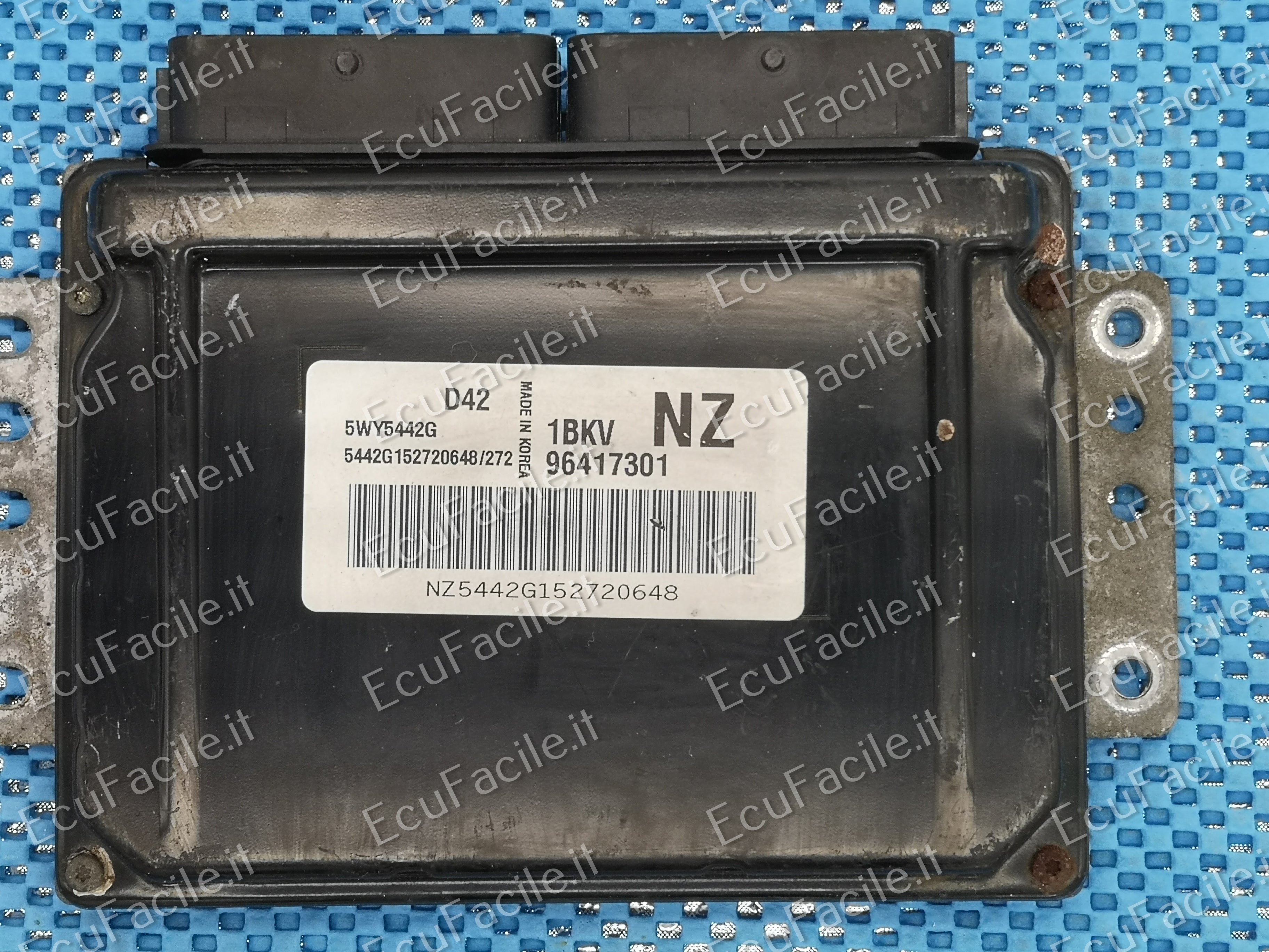 ECU Chevrolet Matiz 1.0 8v Sirius D4-5WY5442E 96417301 1BKV NZ