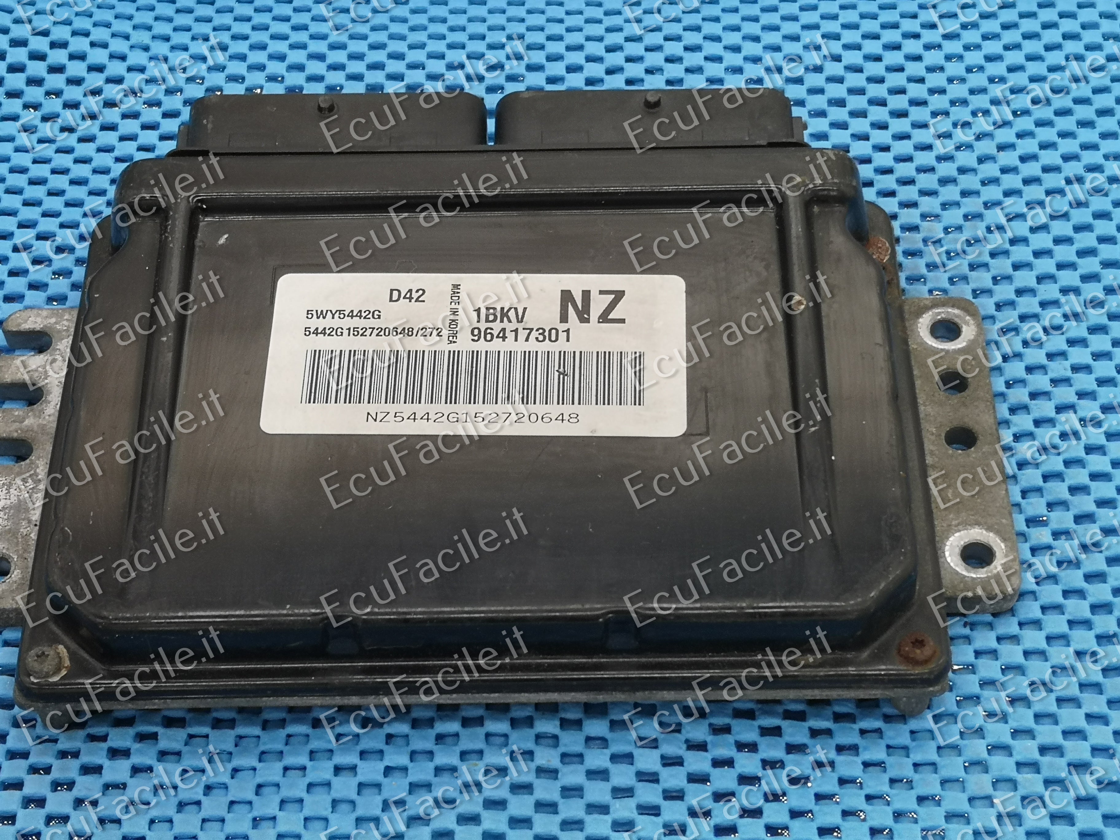 ECU Chevrolet Matiz 1.0 8v Sirius D4-5WY5442E 96417301 1BKV NZ