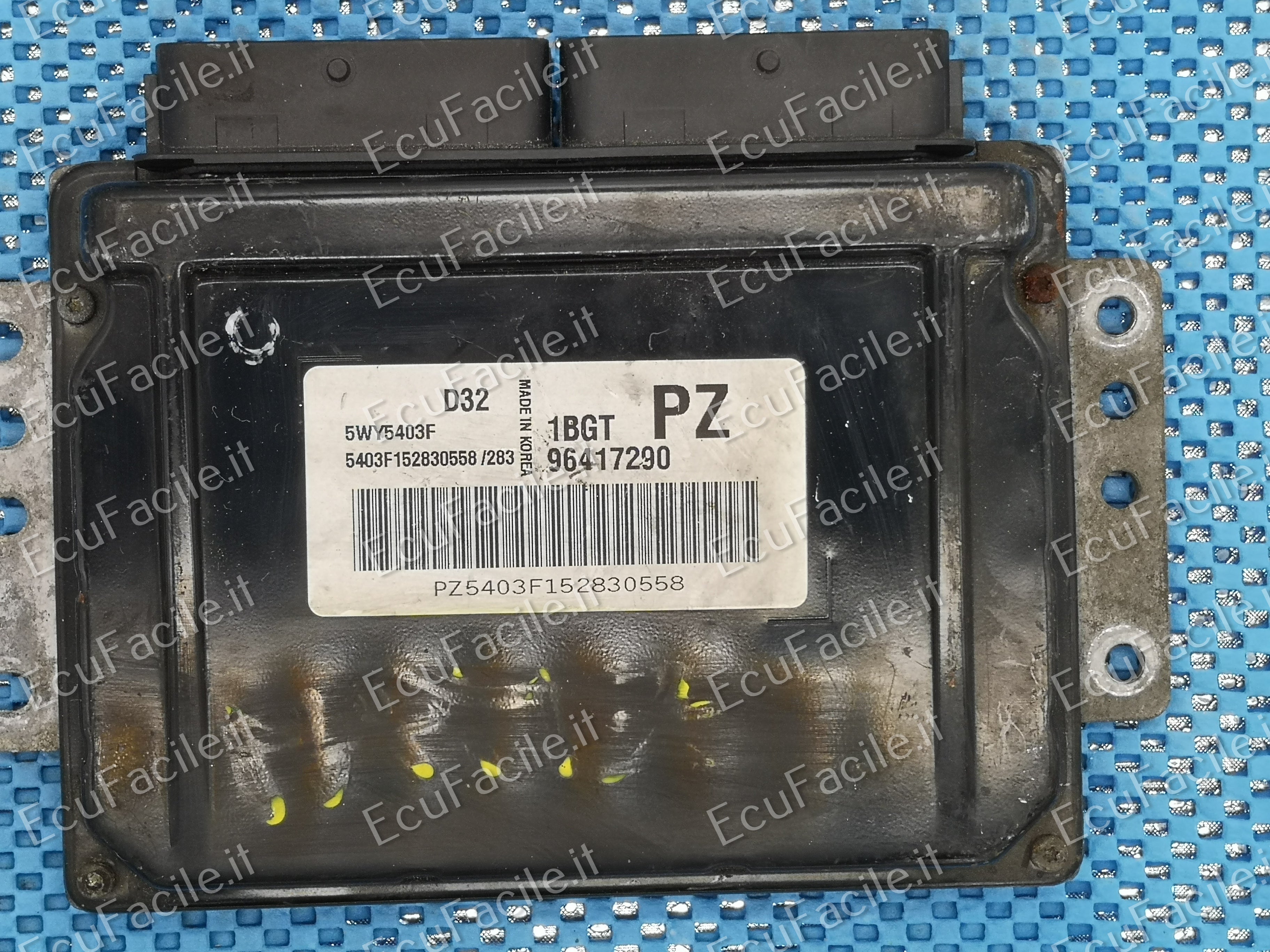 ECU CHEVROLET MATIZ 5WY5403F 96417290 96417290PZ
