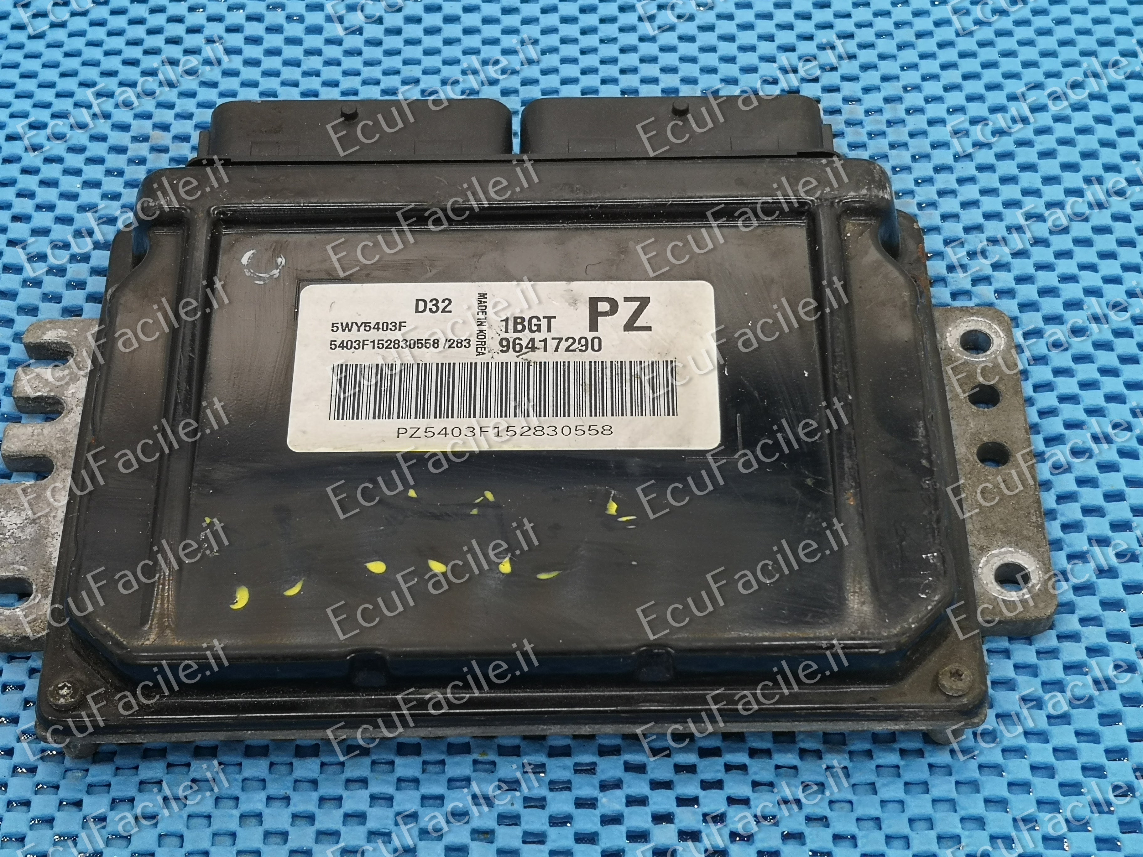 ECU CHEVROLET MATIZ 5WY5403F 96417290 96417290PZ