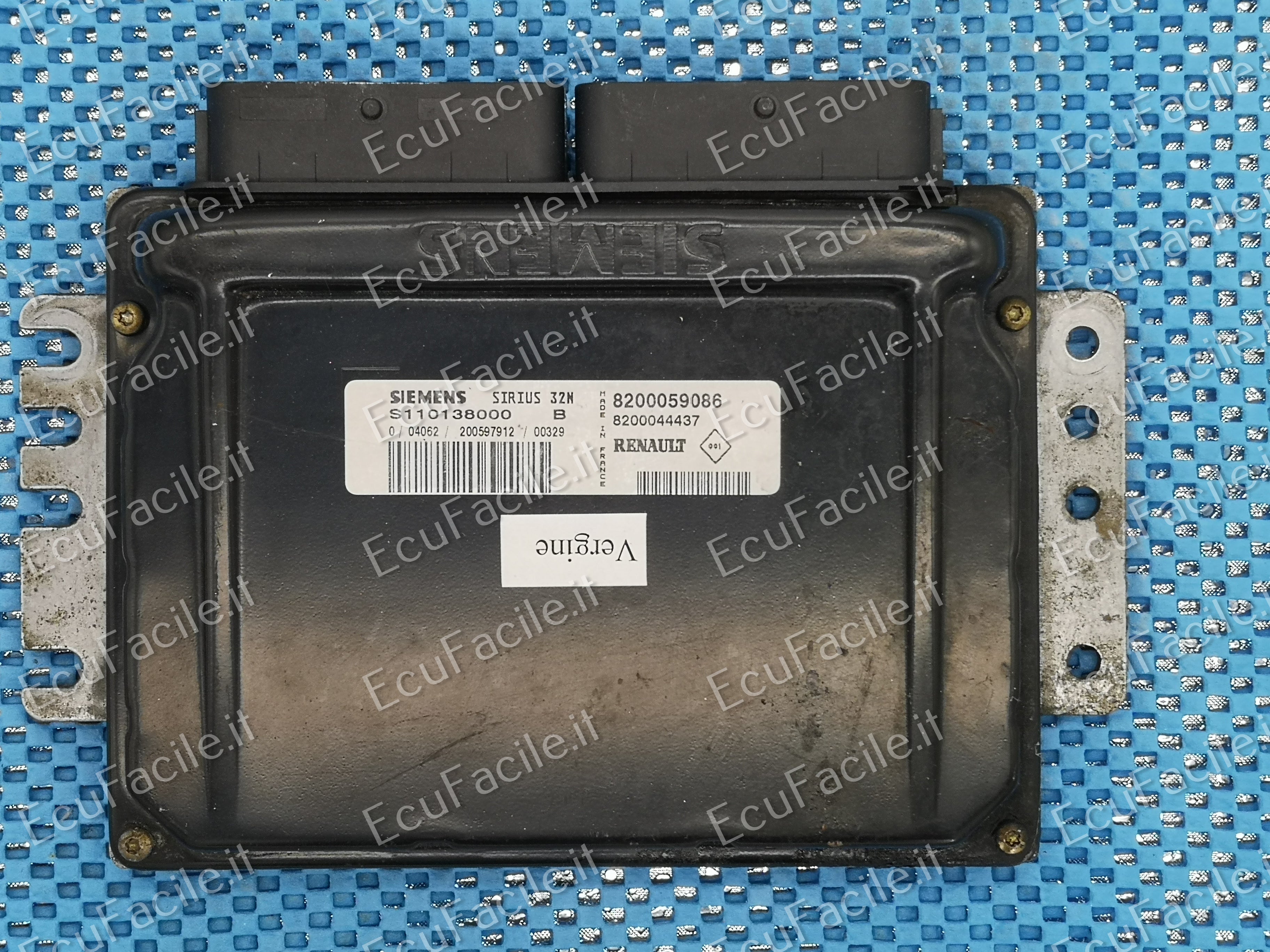 ECU RENAULT 1.6 S110138000B 8200059086 8200044437 SIRIUS 32N