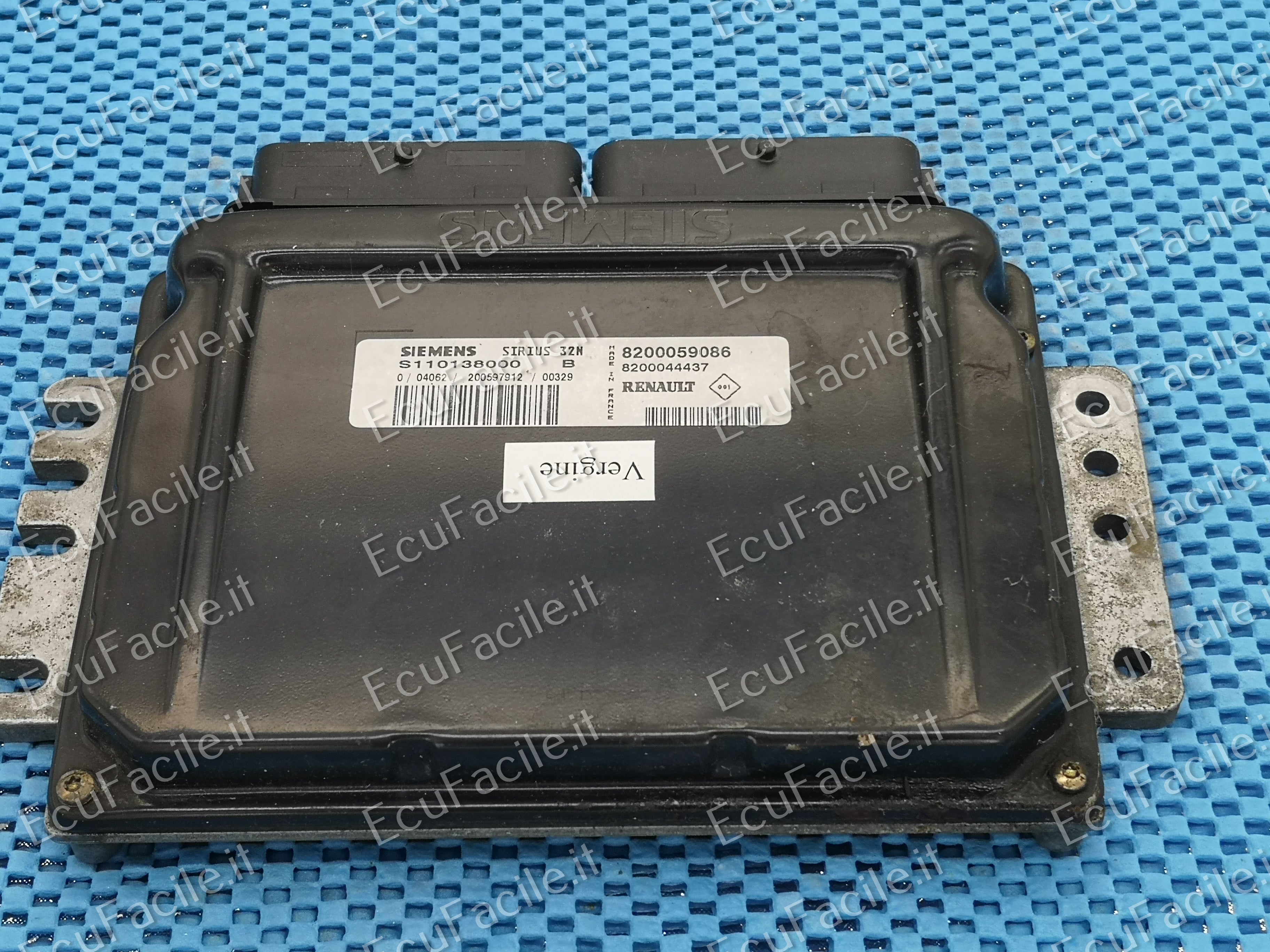 ECU RENAULT 1.6 S110138000B 8200059086 8200044437 SIRIUS 32N