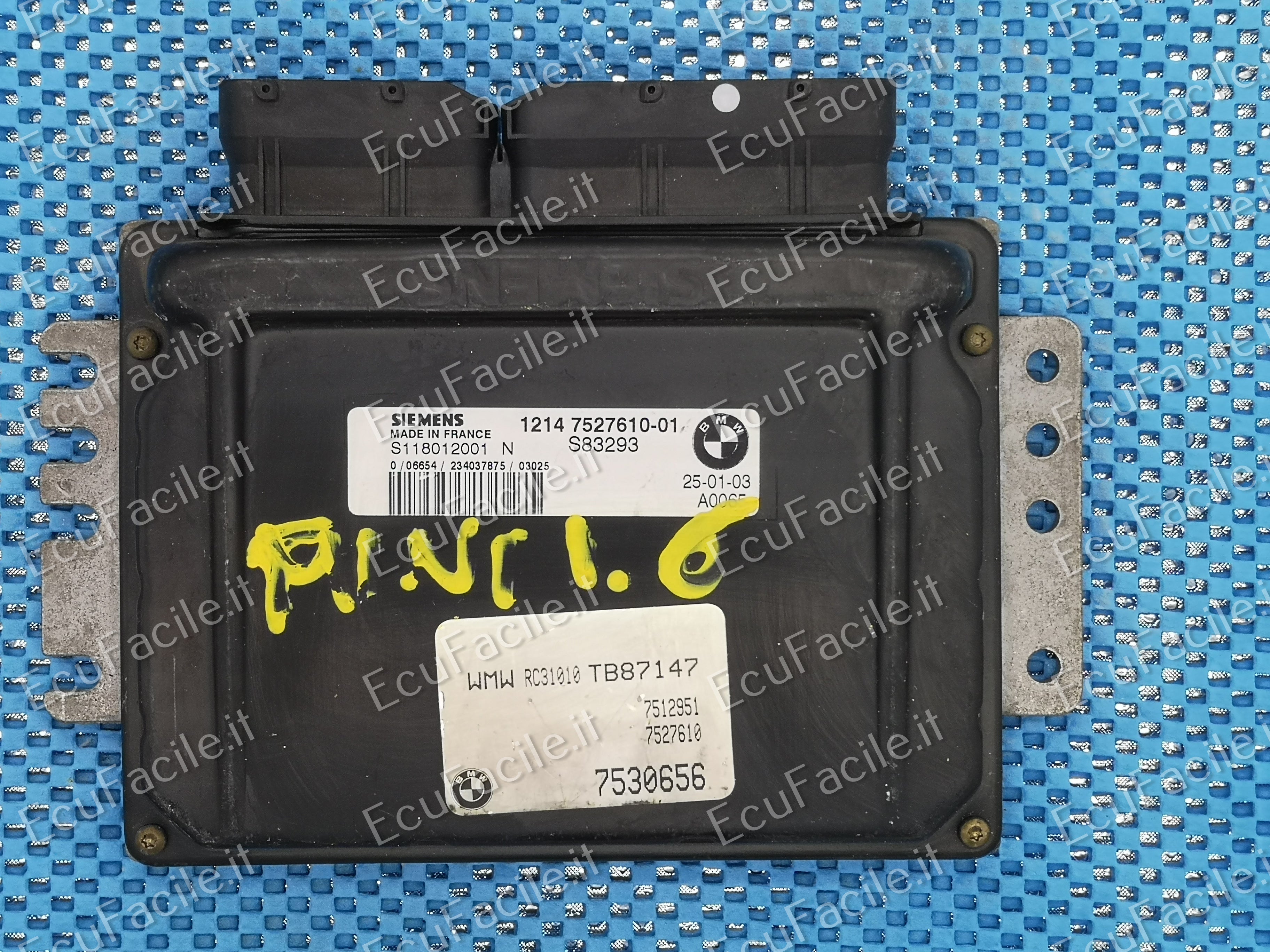ECU S118012001N 12147527610-01 7542738 MINI Cooper