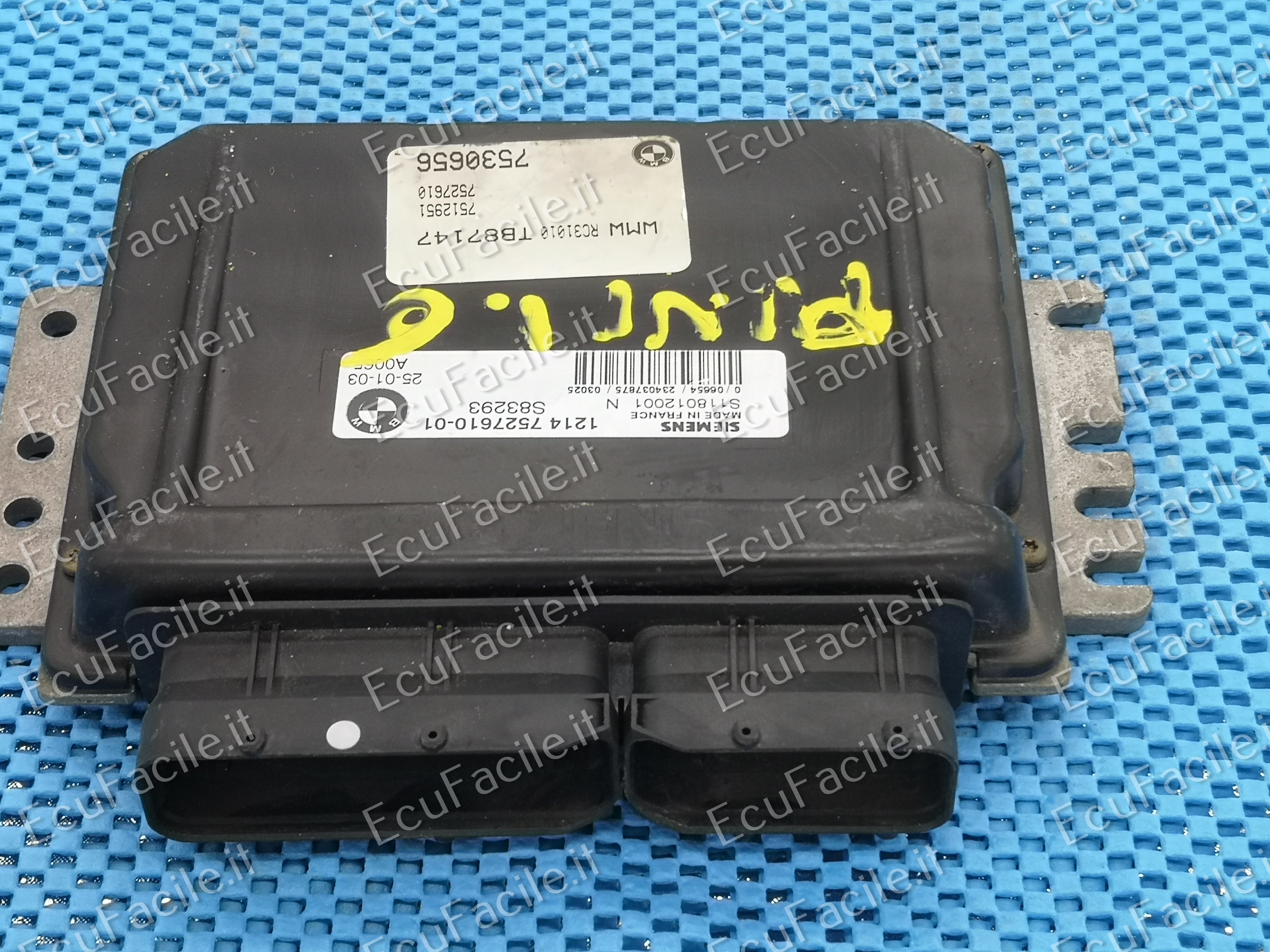 ECU S118012001N 12147527610-01 7542738 MINI Cooper