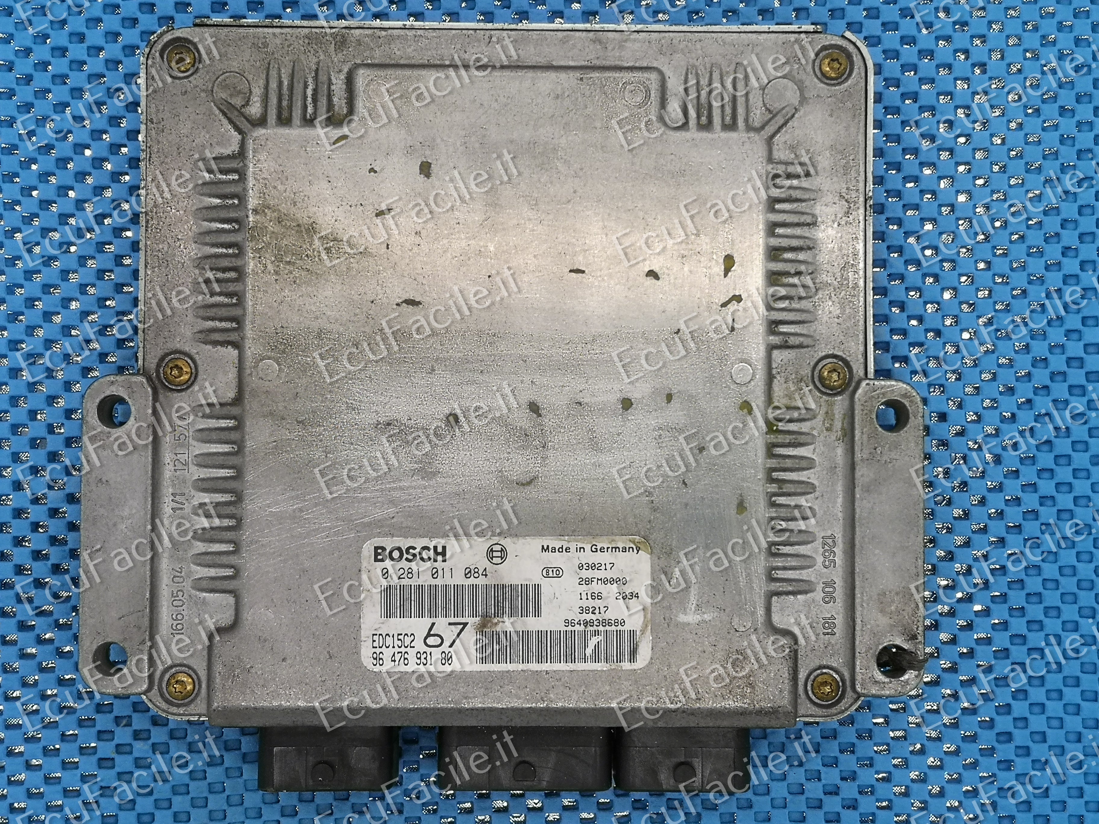 ECU CITROEN PICASSO 2.0 HDI 0281011084 9647693180 EDC15C2