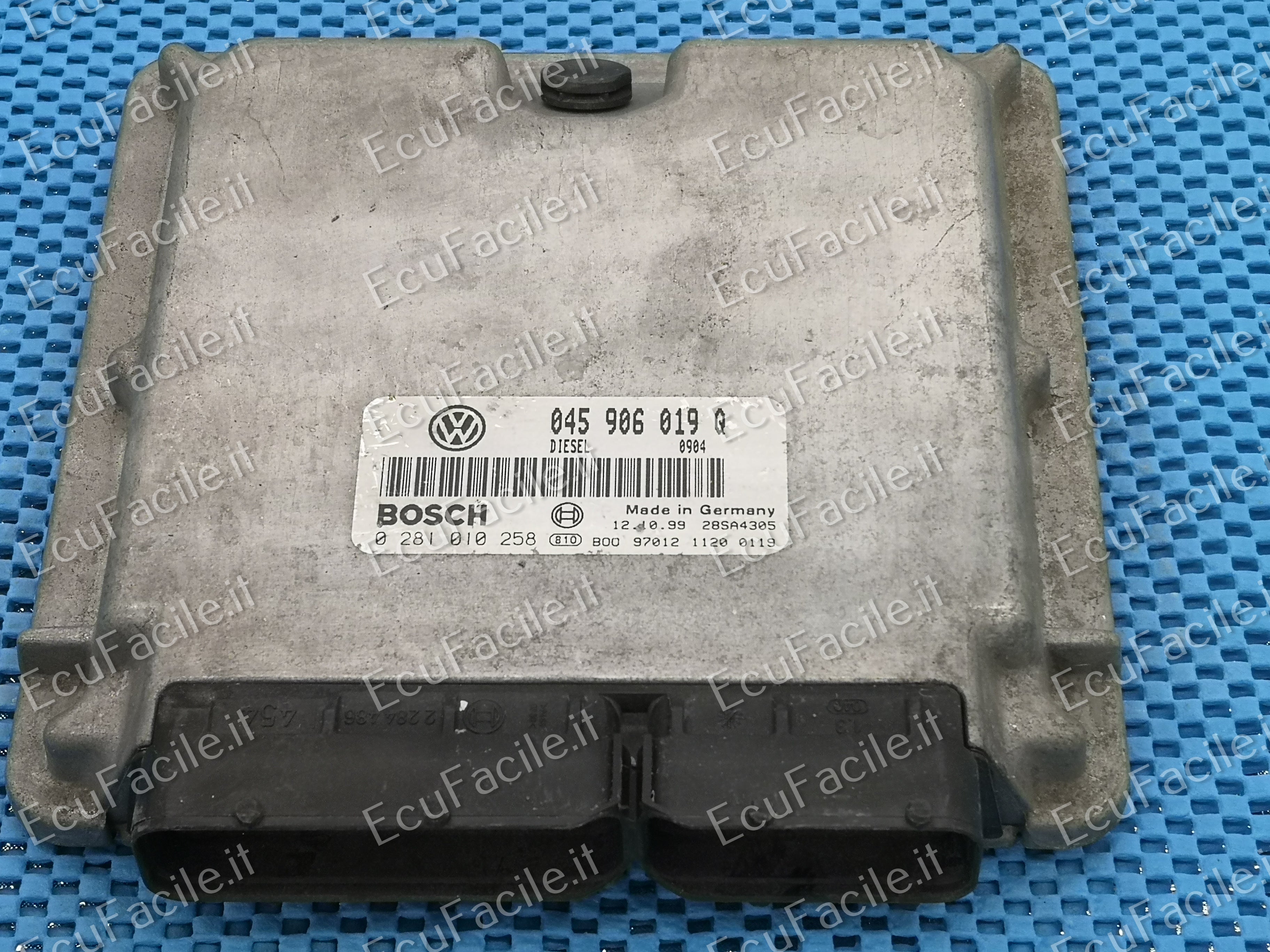 ECU VOLKSWAGEN LUPO 1.2 TDI 0281010258 045906019Q EDC15P-6.4.2