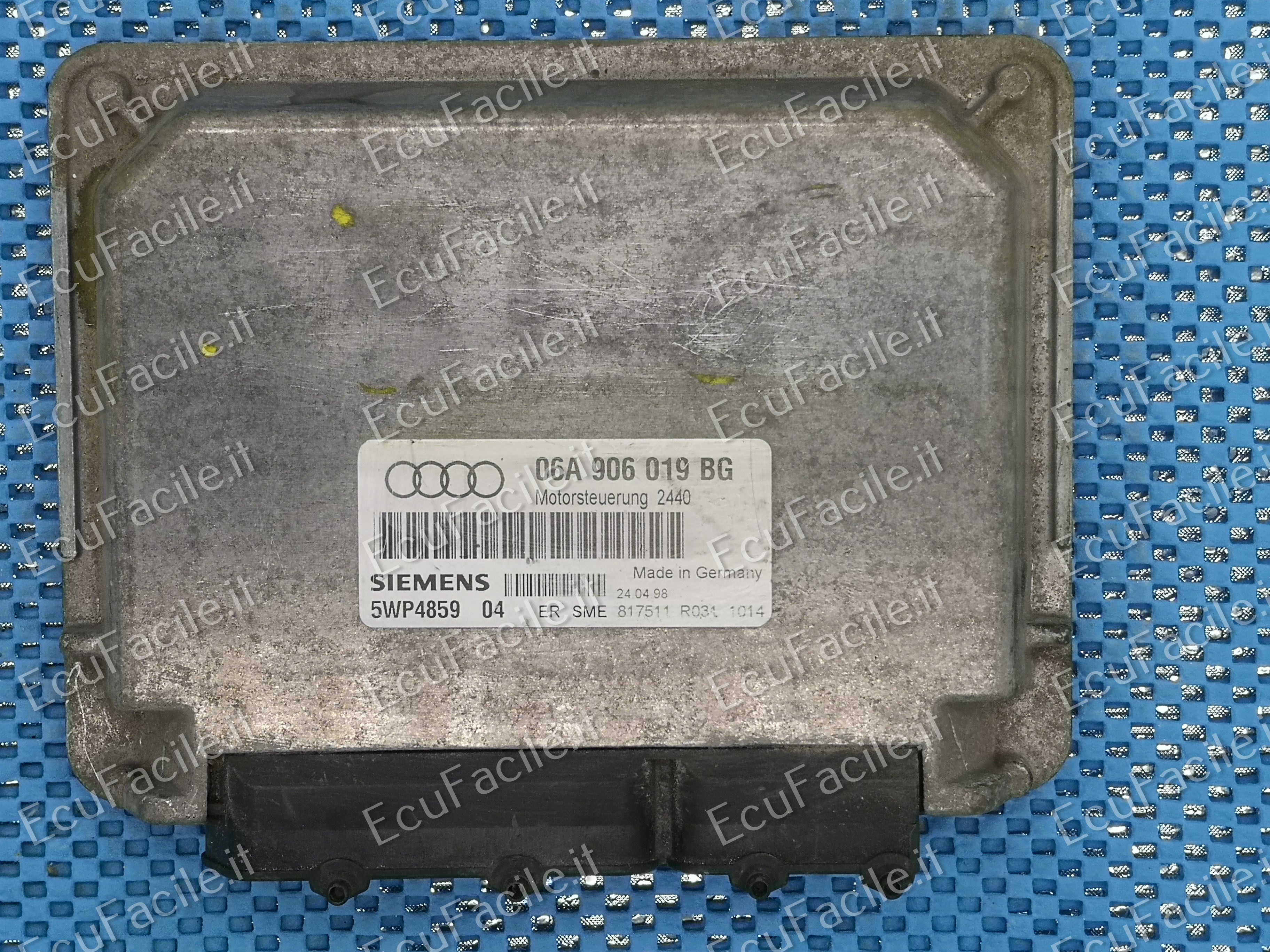 ECU CENTRALINA AUDI A3 1.6 AKL 06A906019BG 5WP4859 04