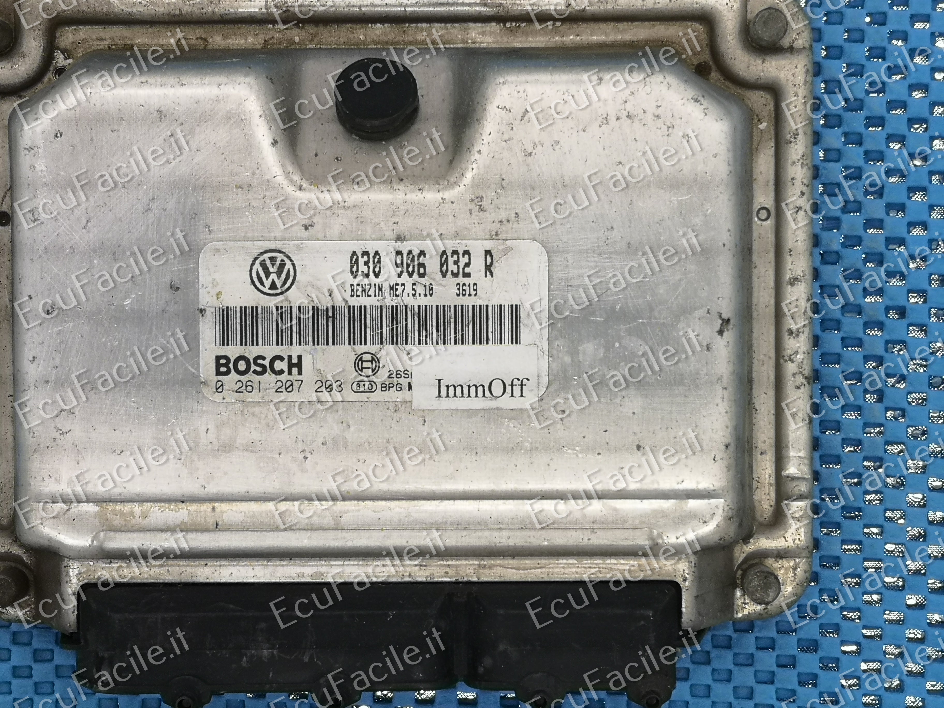 ECU VW VOLKSWAGEN LUPO 1.4 BOSCH 0261207203 030906032R ME7.5.10