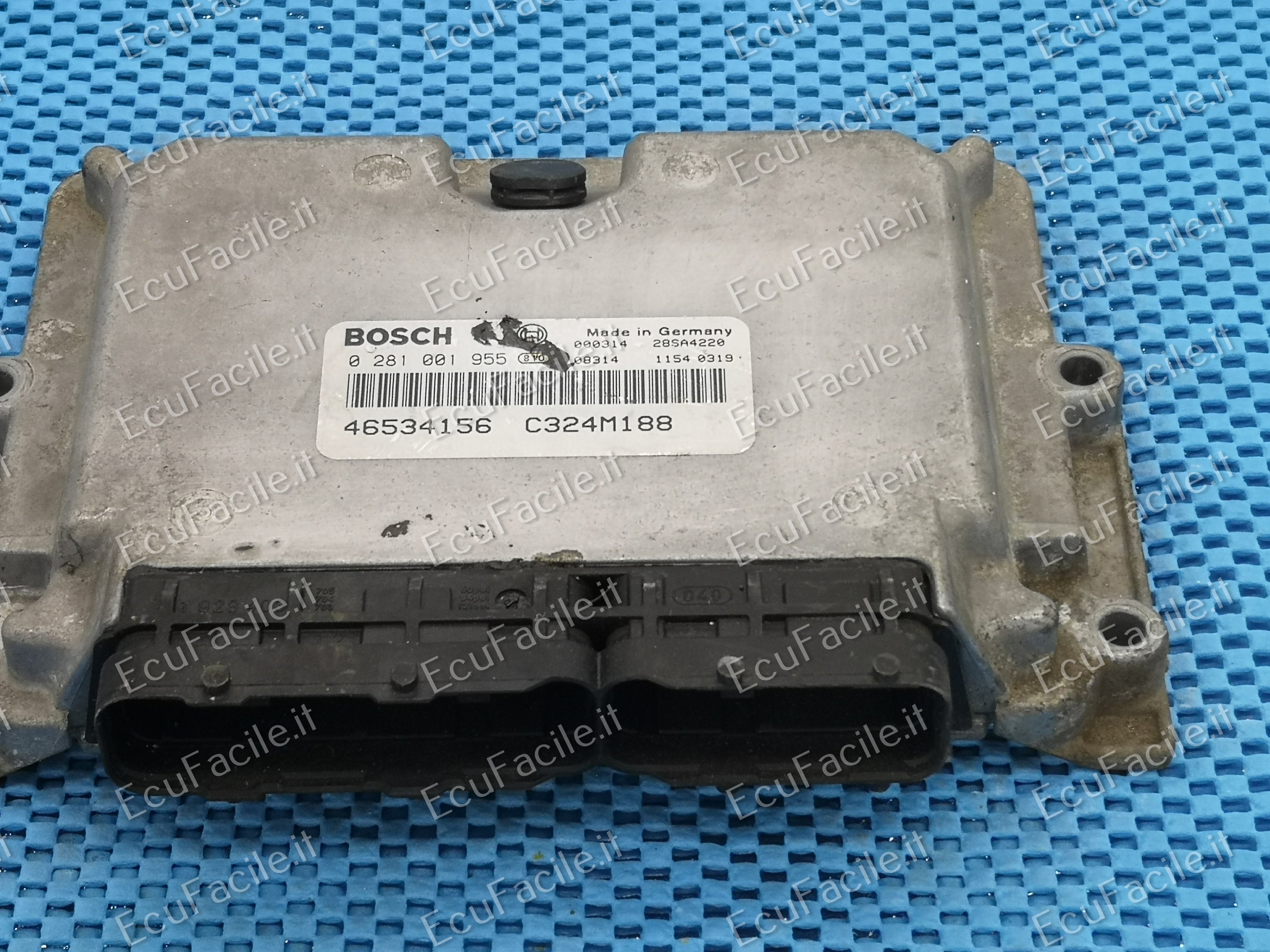 ECU CENTRALINA FIAT PUNTO 1.9 0281001955 EDC 15C7-2.1 46789433