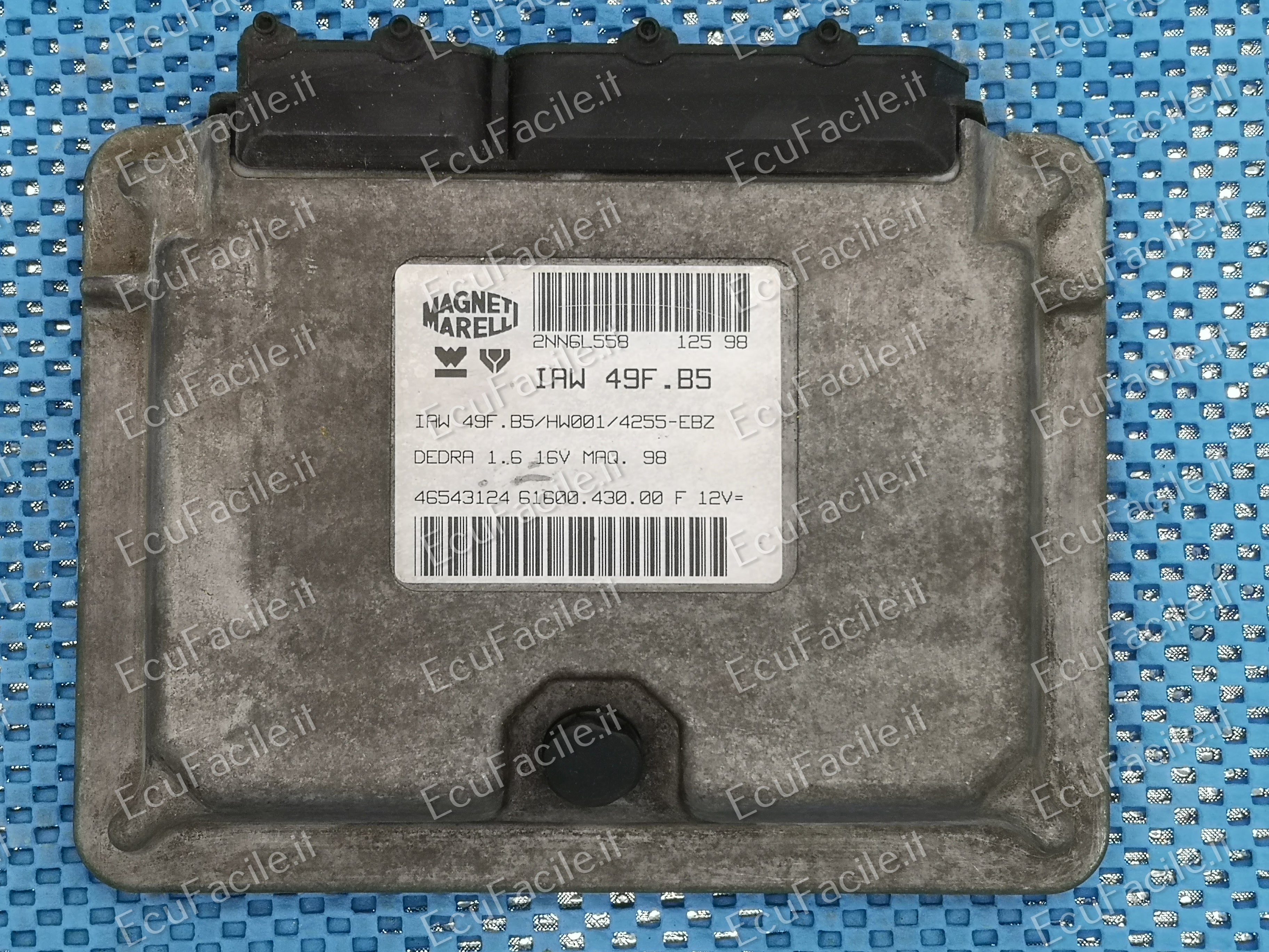 ECU CENTRALINA FIAT DEDRA 1.6 IAW 49F.B5 HW001 46543124