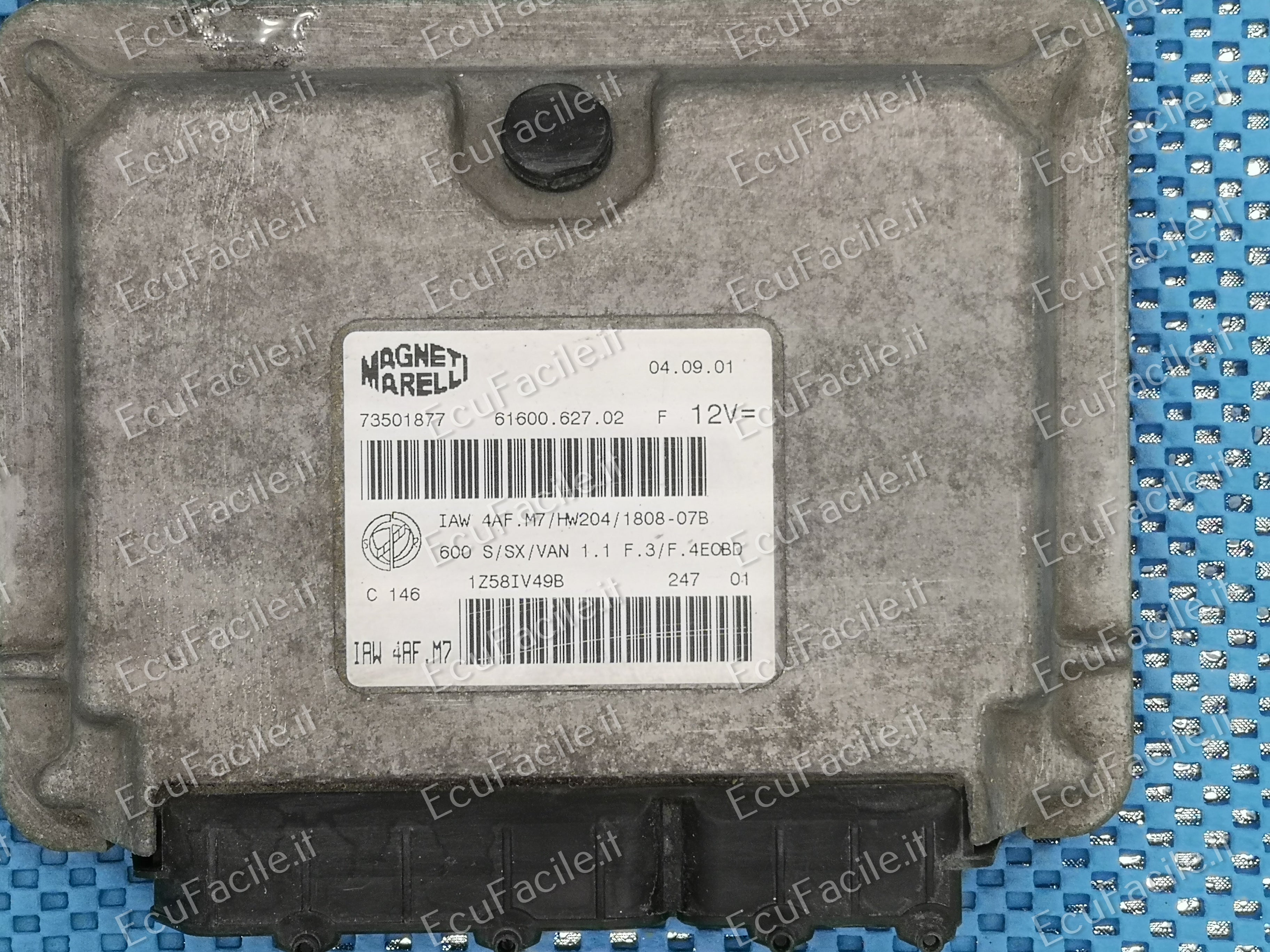 ECU FIAT 600 MPI IAW4AFM7 IAW 4AFM7 73501877 6160062702