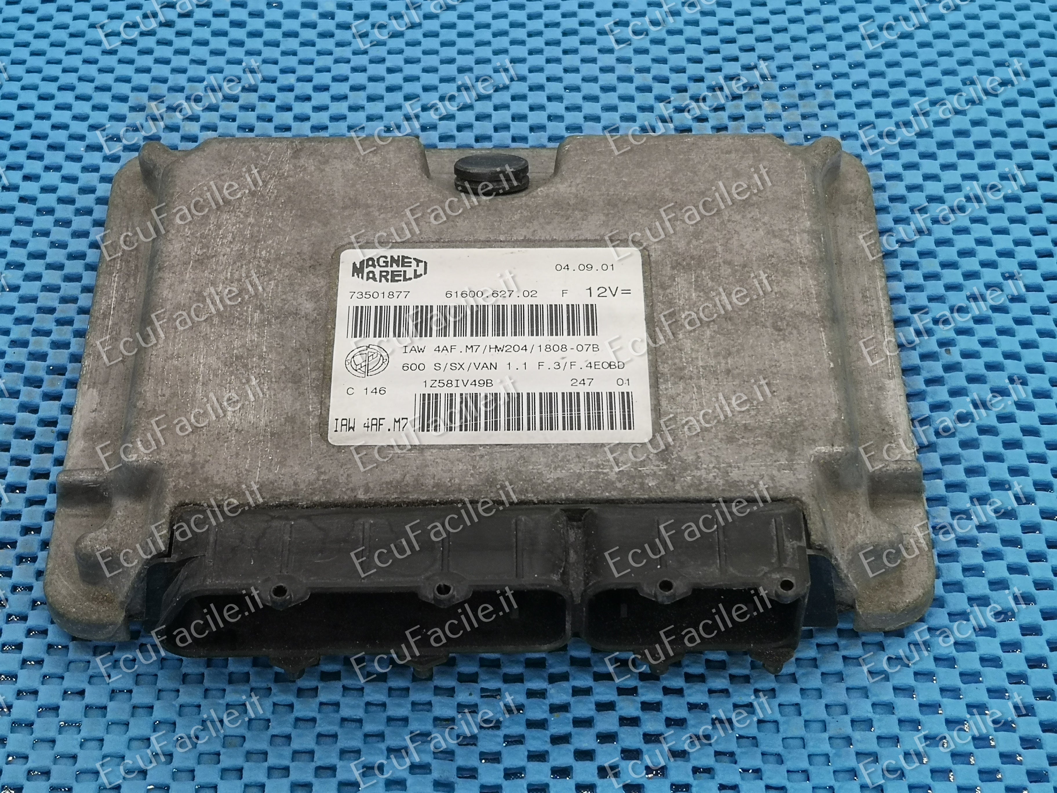 ECU FIAT 600 MPI IAW4AFM7 IAW 4AFM7 73501877 6160062702