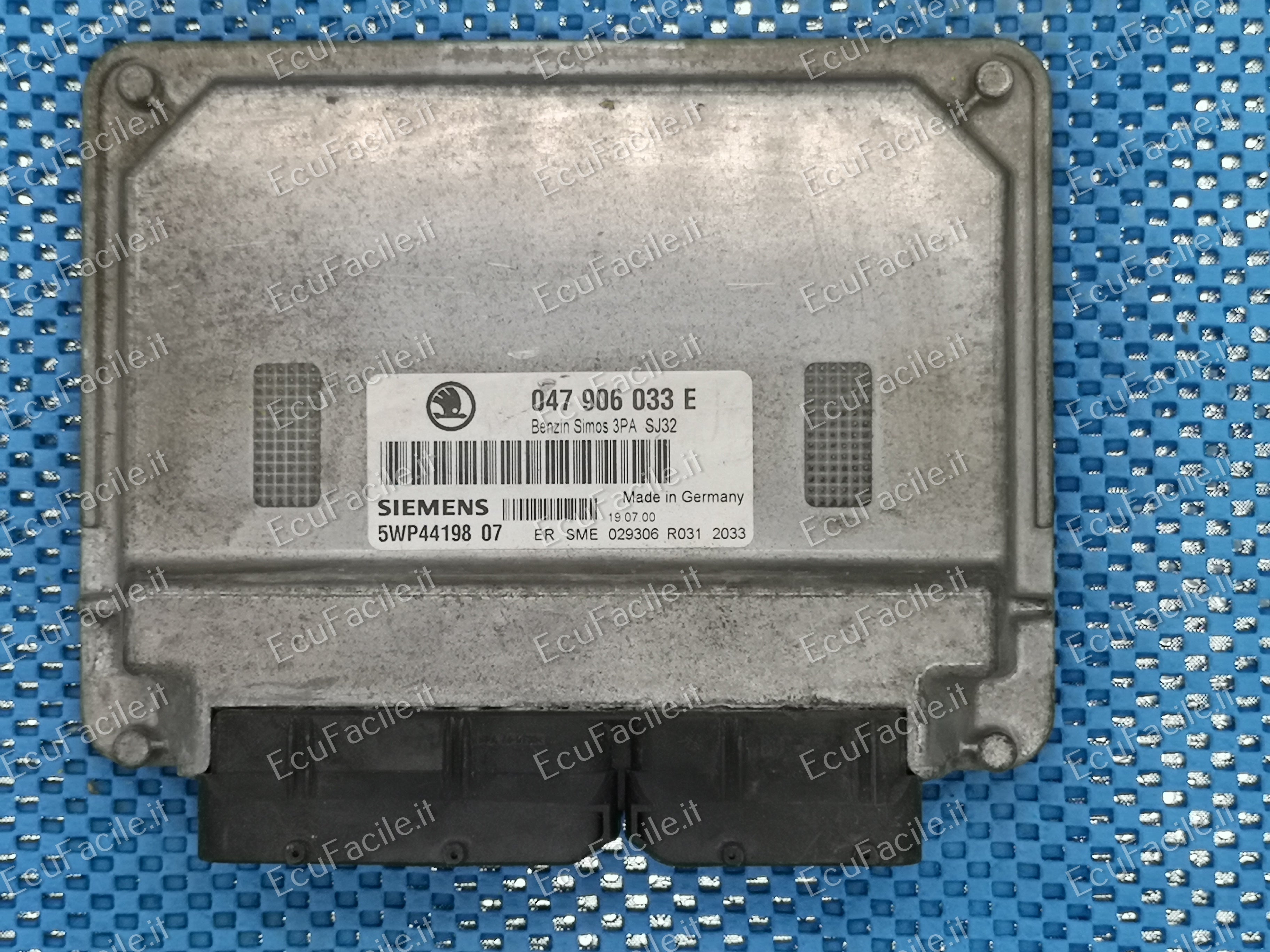 ECU CENTRALINA SKODA FABIA 1.4 047906033E 5WP4419807 SIMOS 3PA