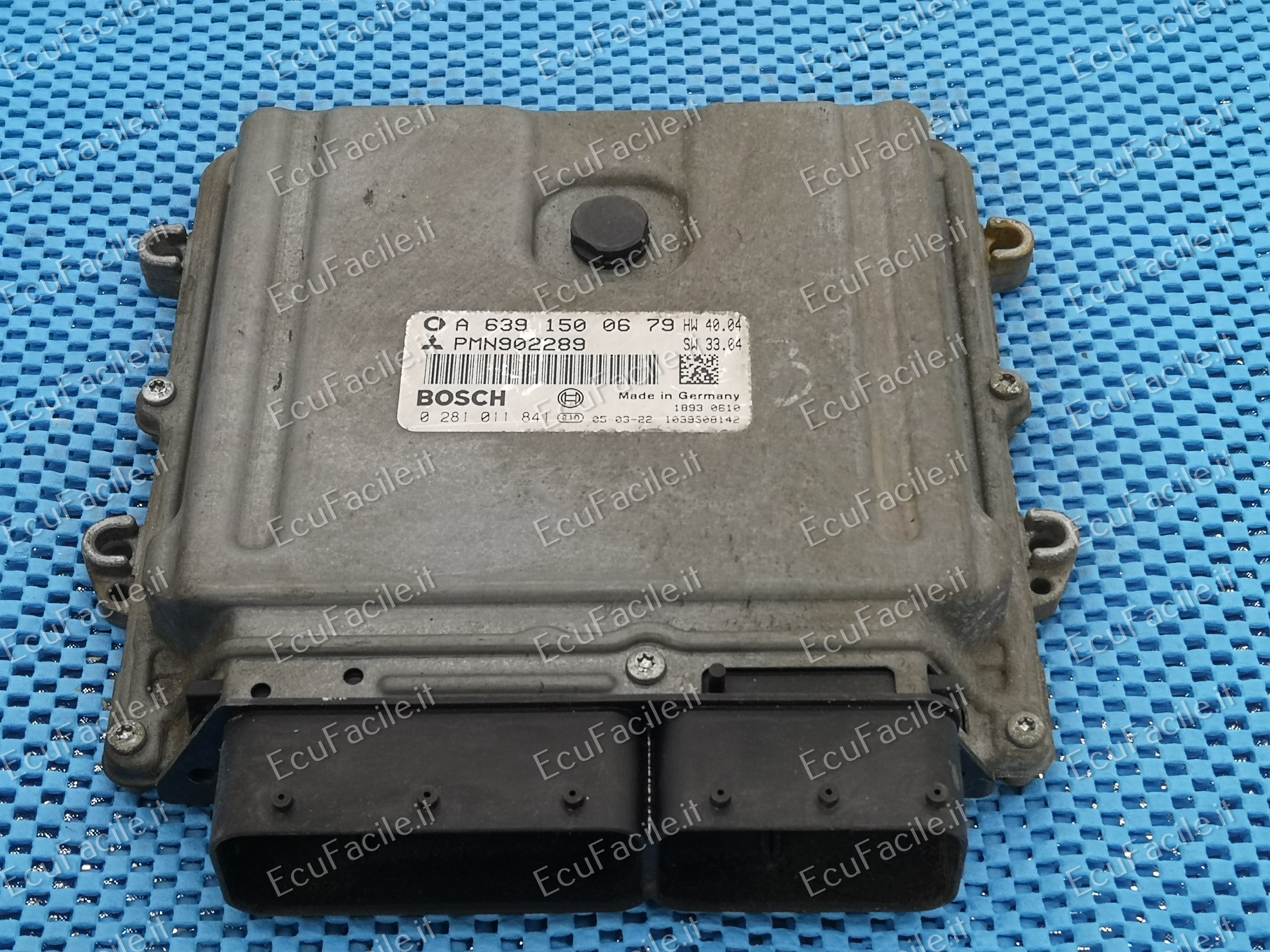 ECU SMART FORFOUR MITSUBISHI 1.5 A6391500479 0281011841 EDG16C33-4.21