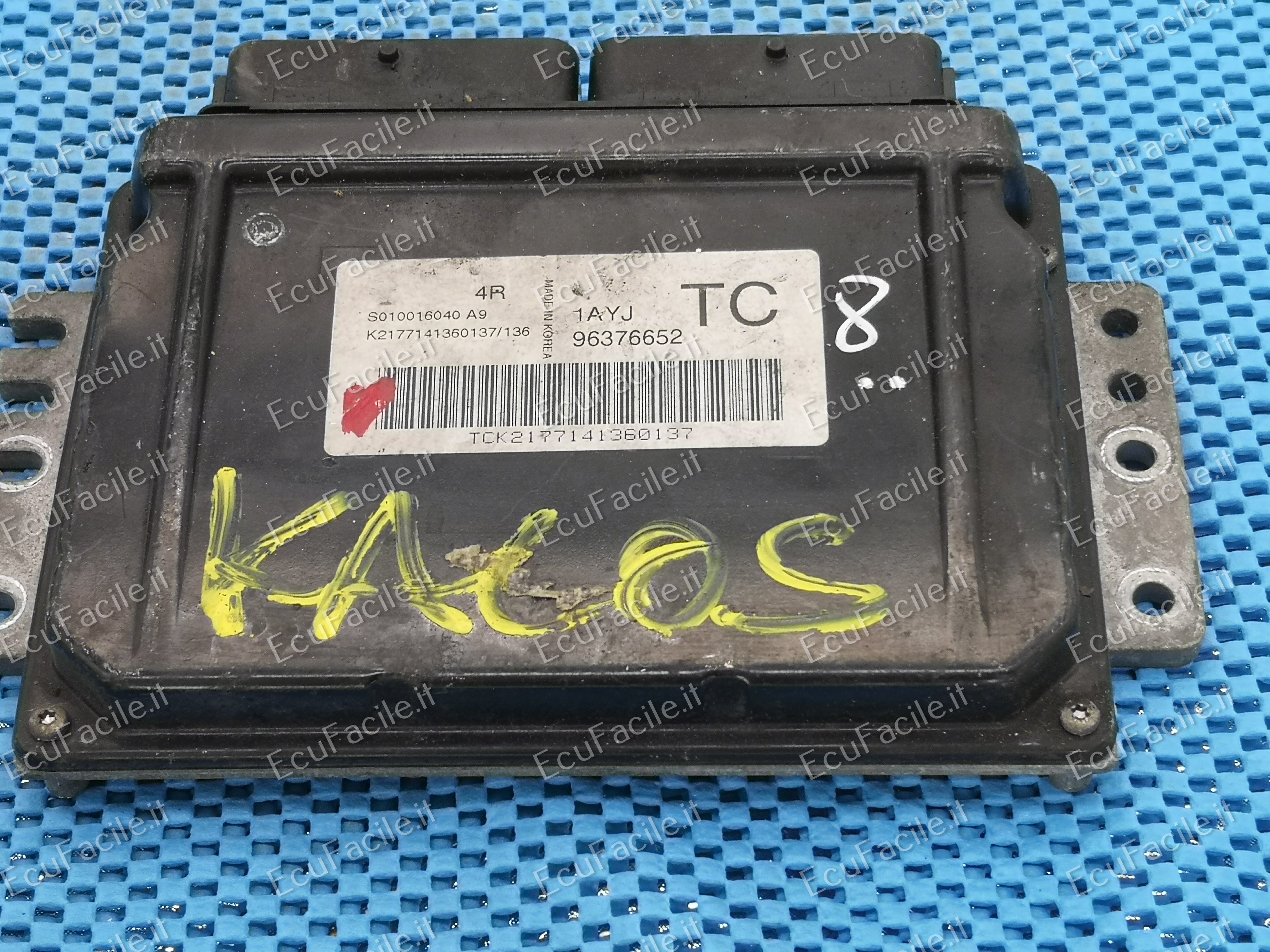 ECU Daewoo Kalos 96376652 1AVQ S010016040 A8 S010016040A8