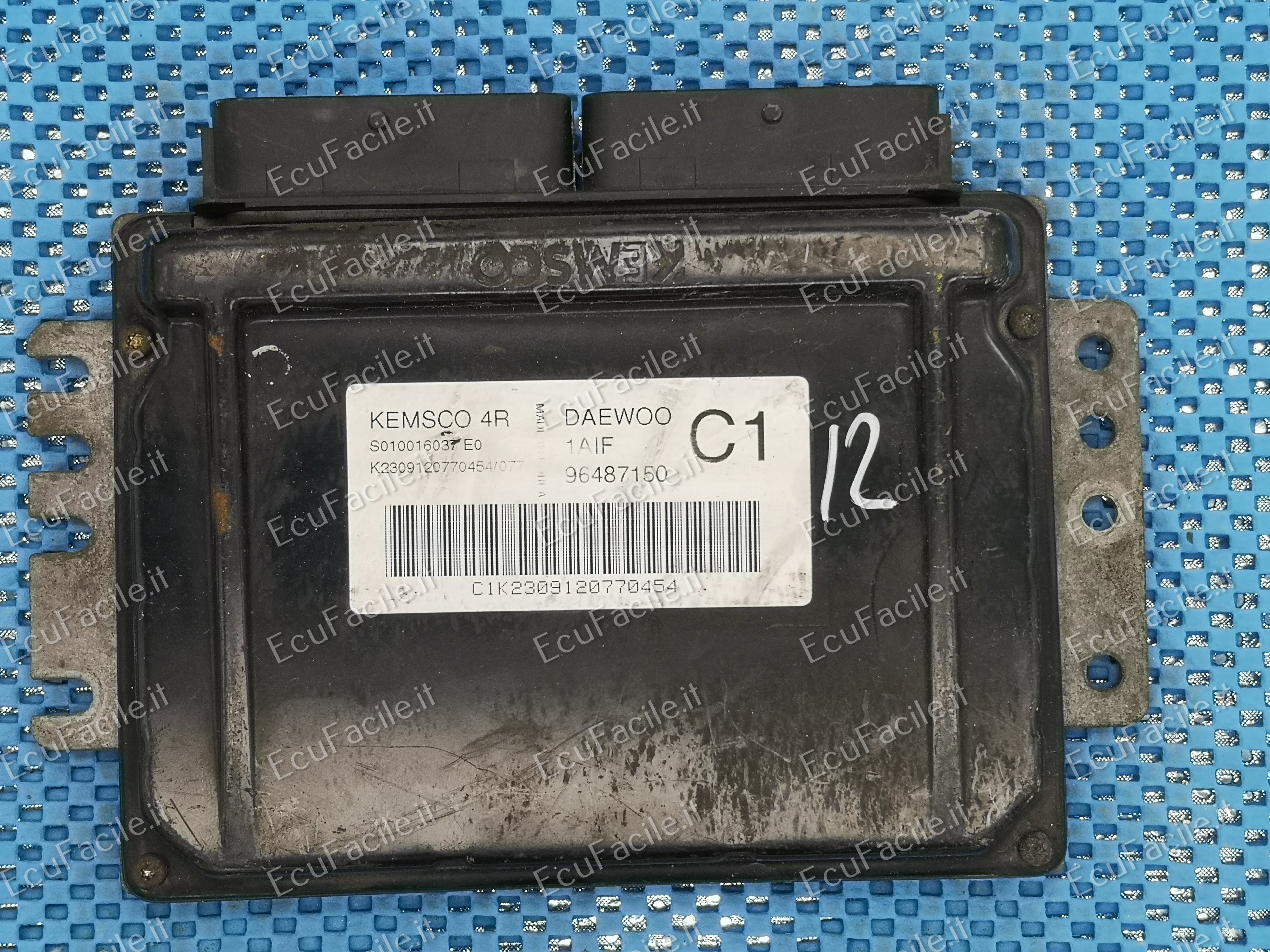 ECU DAEWOO TACUMA 1.6 S010016037E0 96487150 C1 1AIF