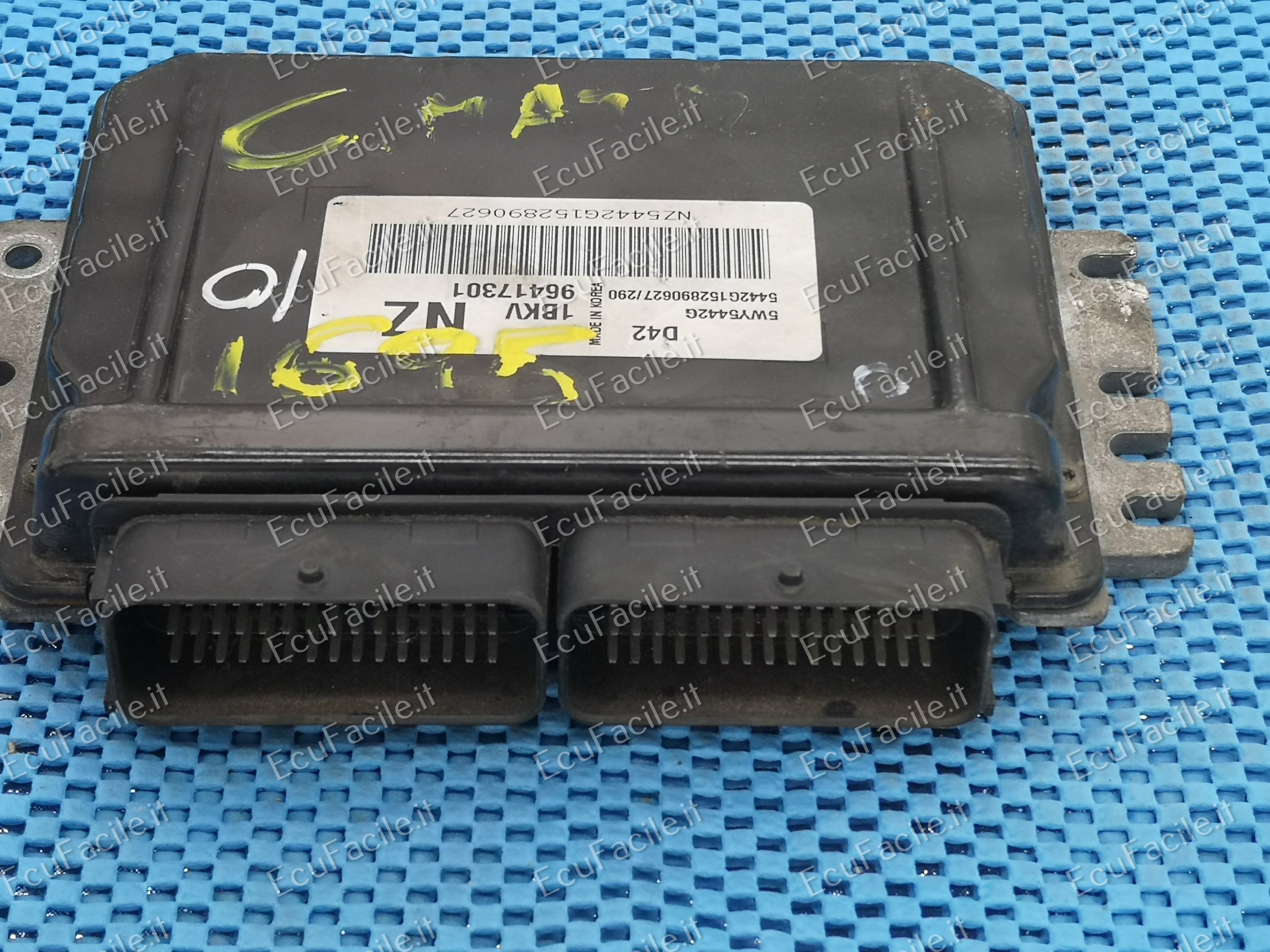 ECU Chevrolet Matiz 1.0 8v Sirius D4-5WY5442E 96417301 1BKV NZ