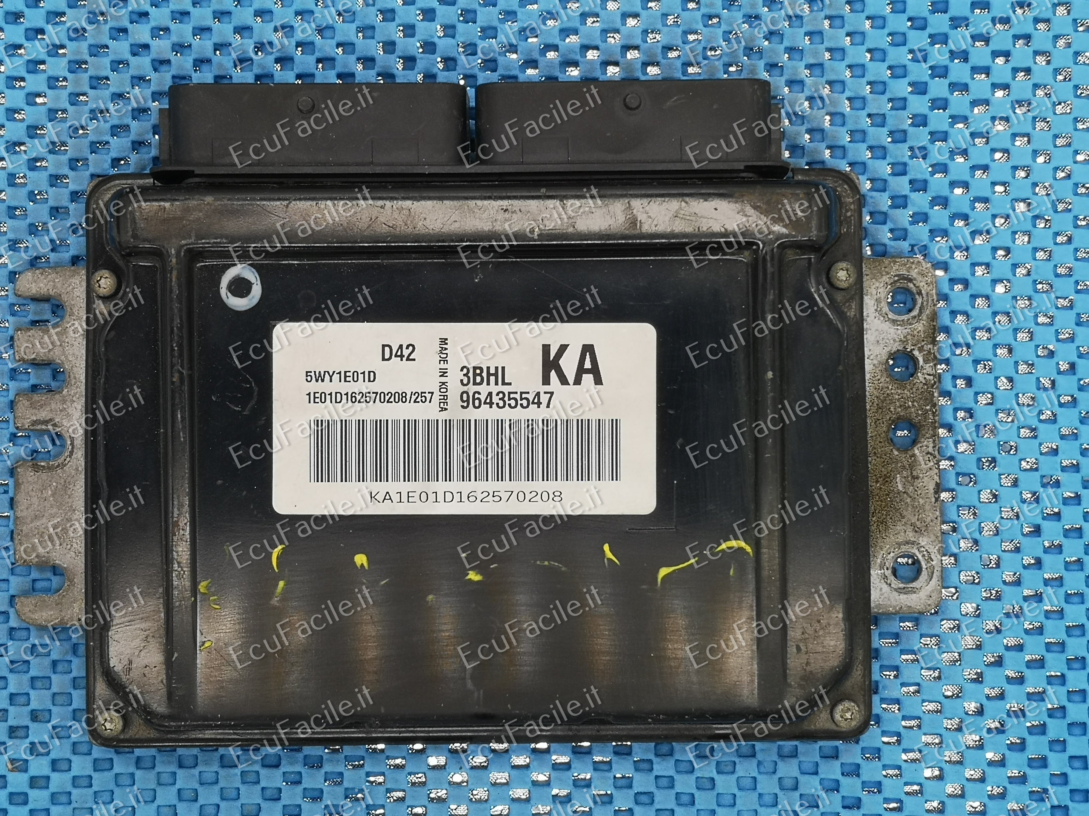 Ecu centralina chevrolet hyundai 5wy1e01b 96435547, ka 3bhl
