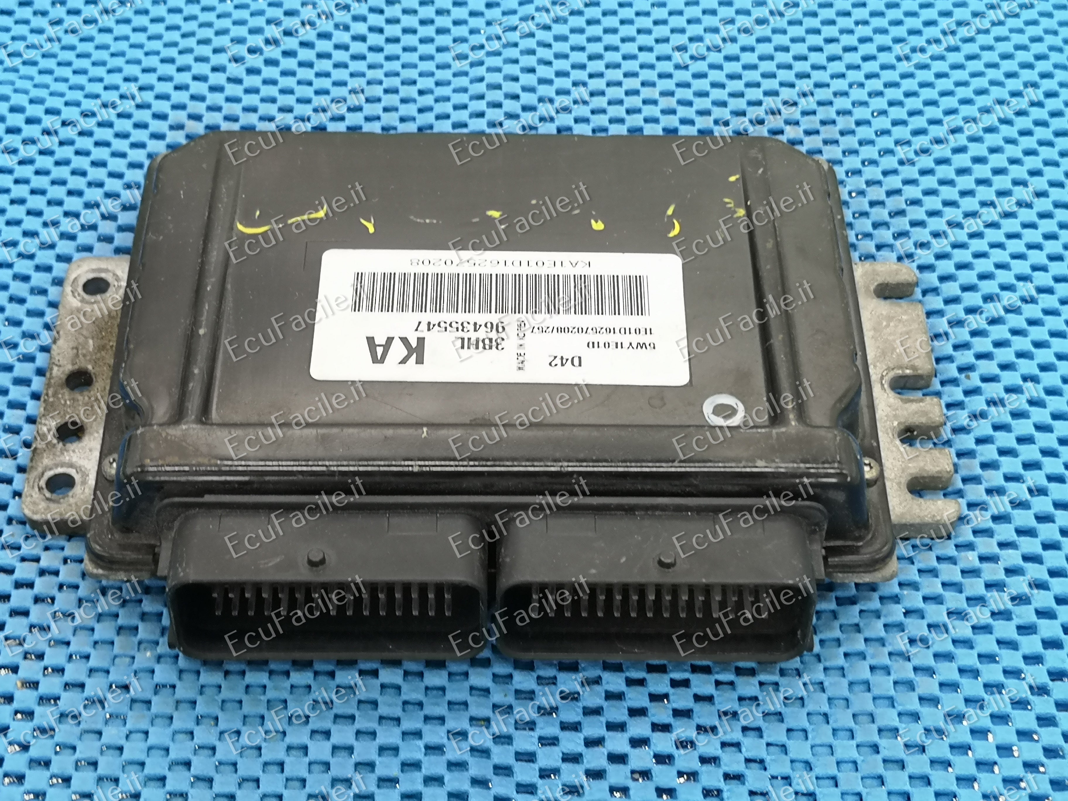 Ecu centralina chevrolet hyundai 5wy1e01b 96435547, ka 3bhl