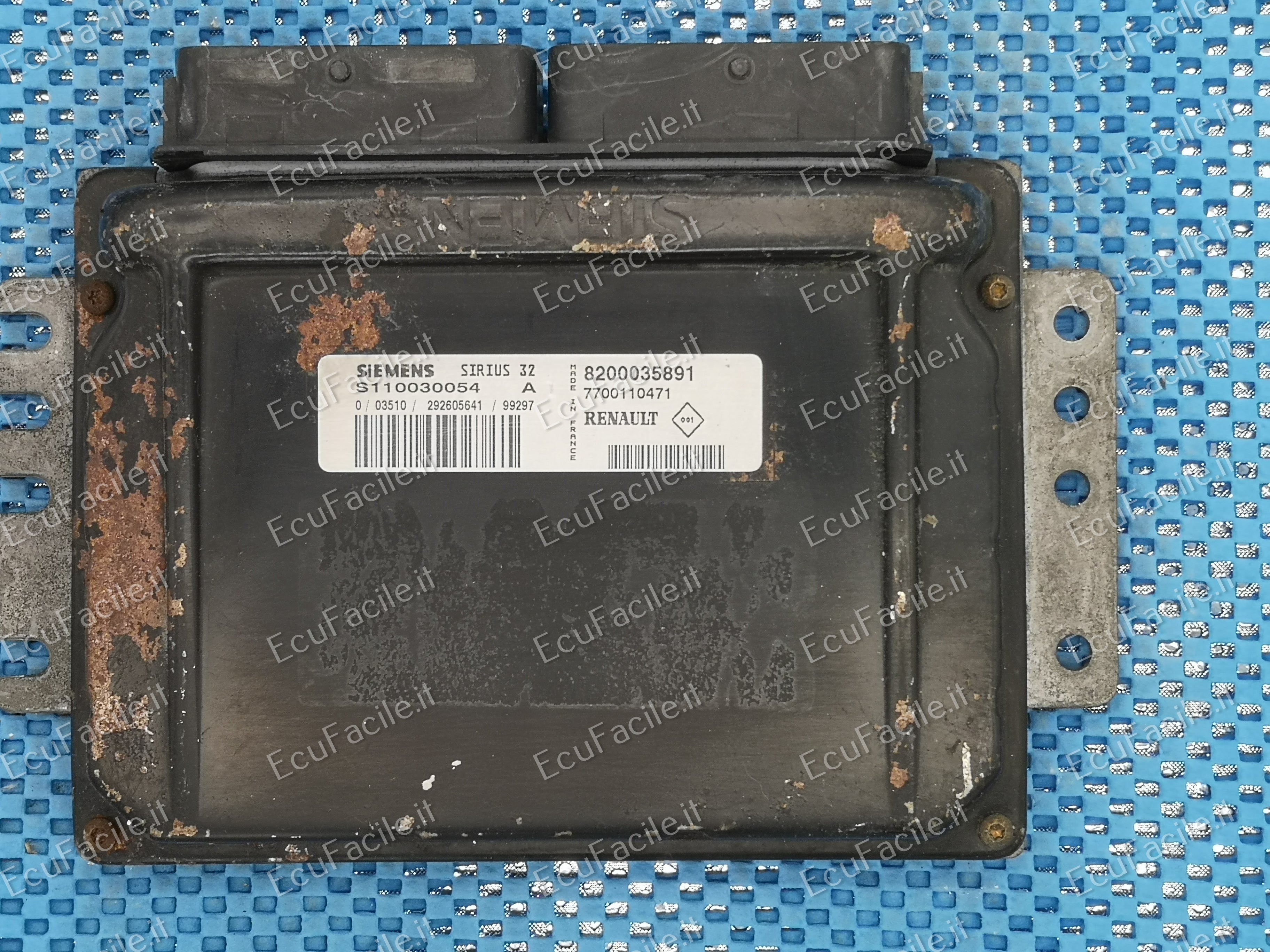 ECU RENAULT MEGANE 1.6 SIRIUS 32 S110030054A 8200035891