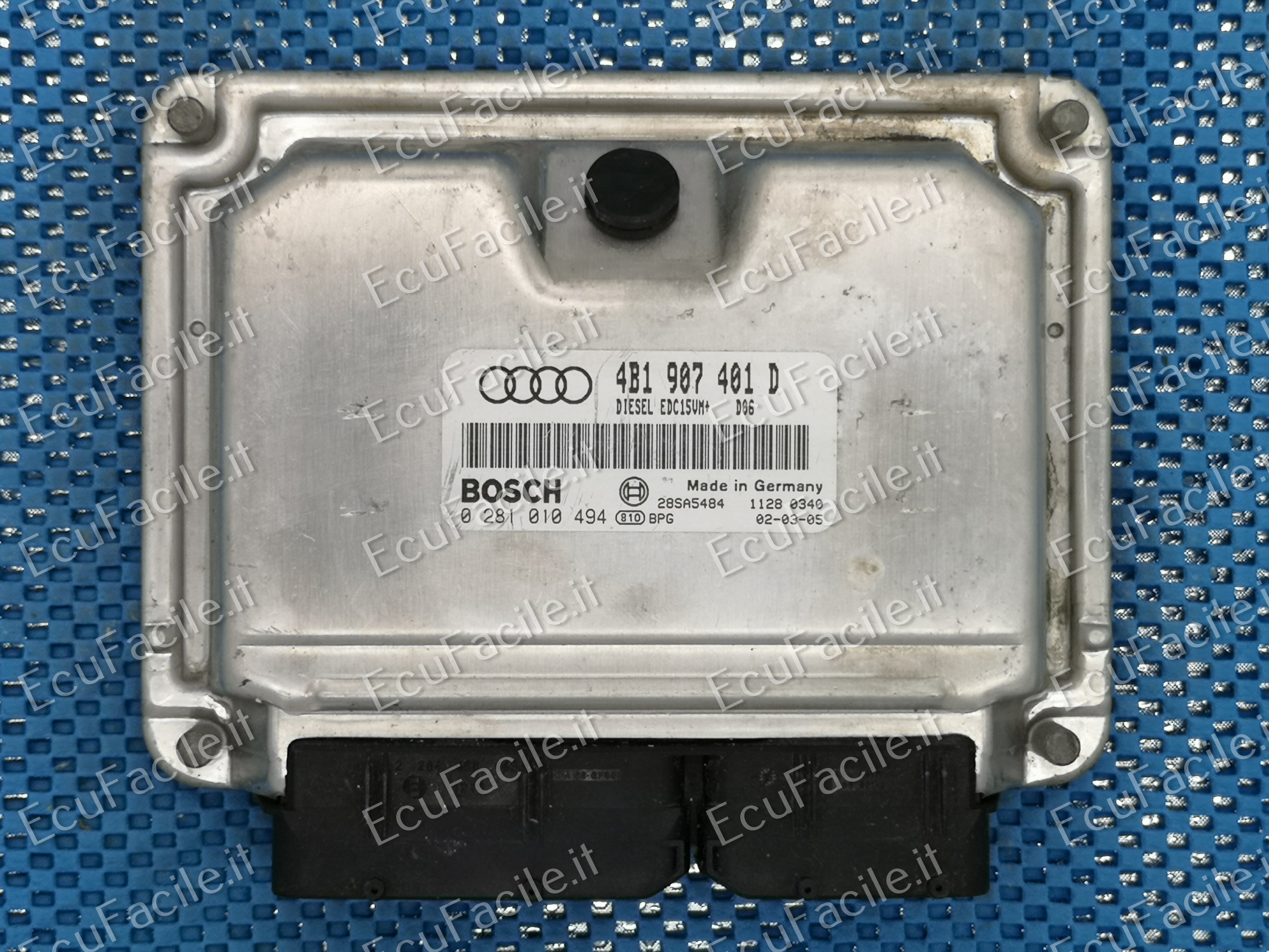 ECU AUDI A6 2.5 TDI 0281010494 4B1907401D EDC15VM+