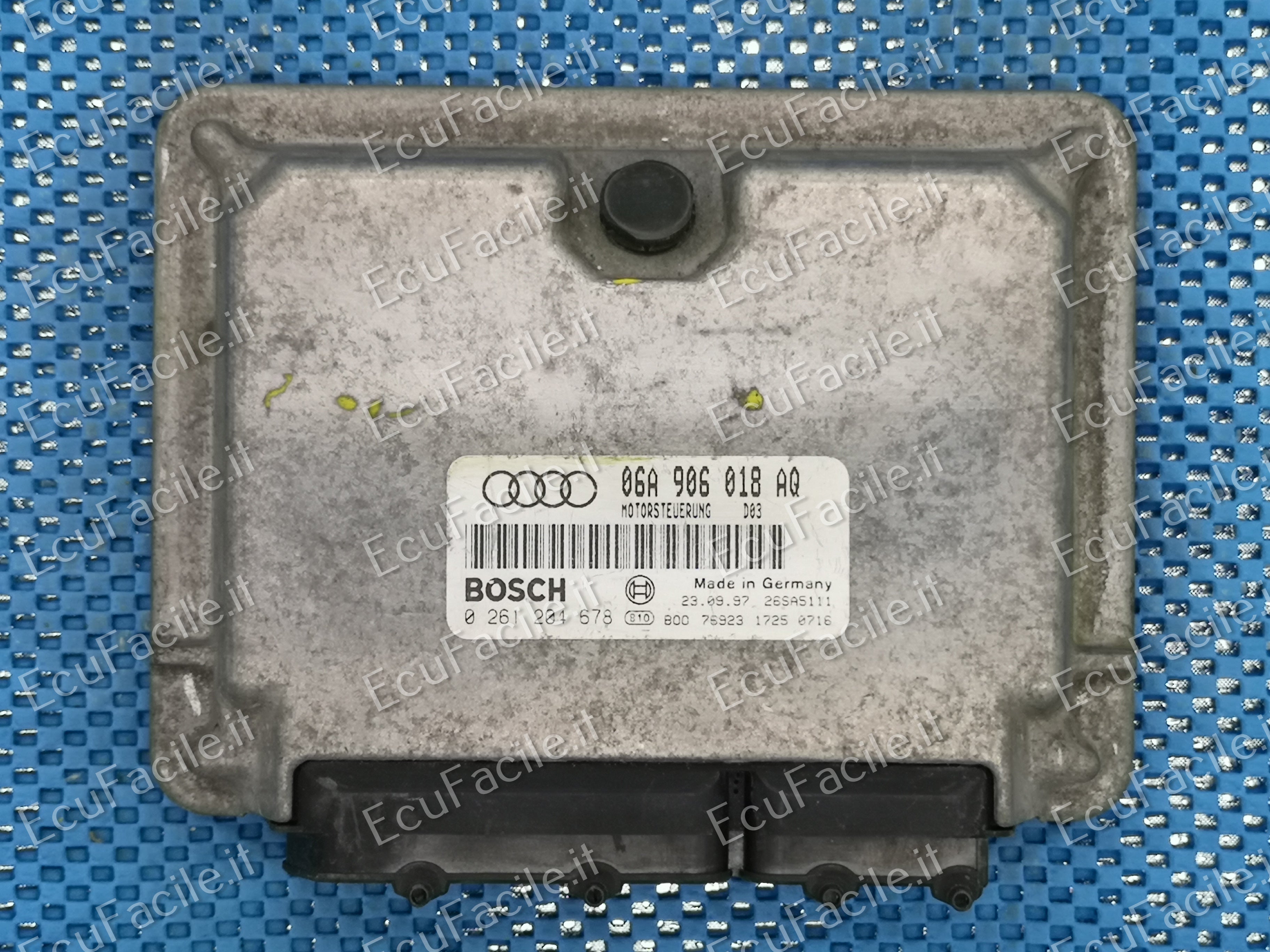 ECU CENTRALINA AUDI A3 1.8 TURBO 0261204678 06A906018AQ M 3.8.3