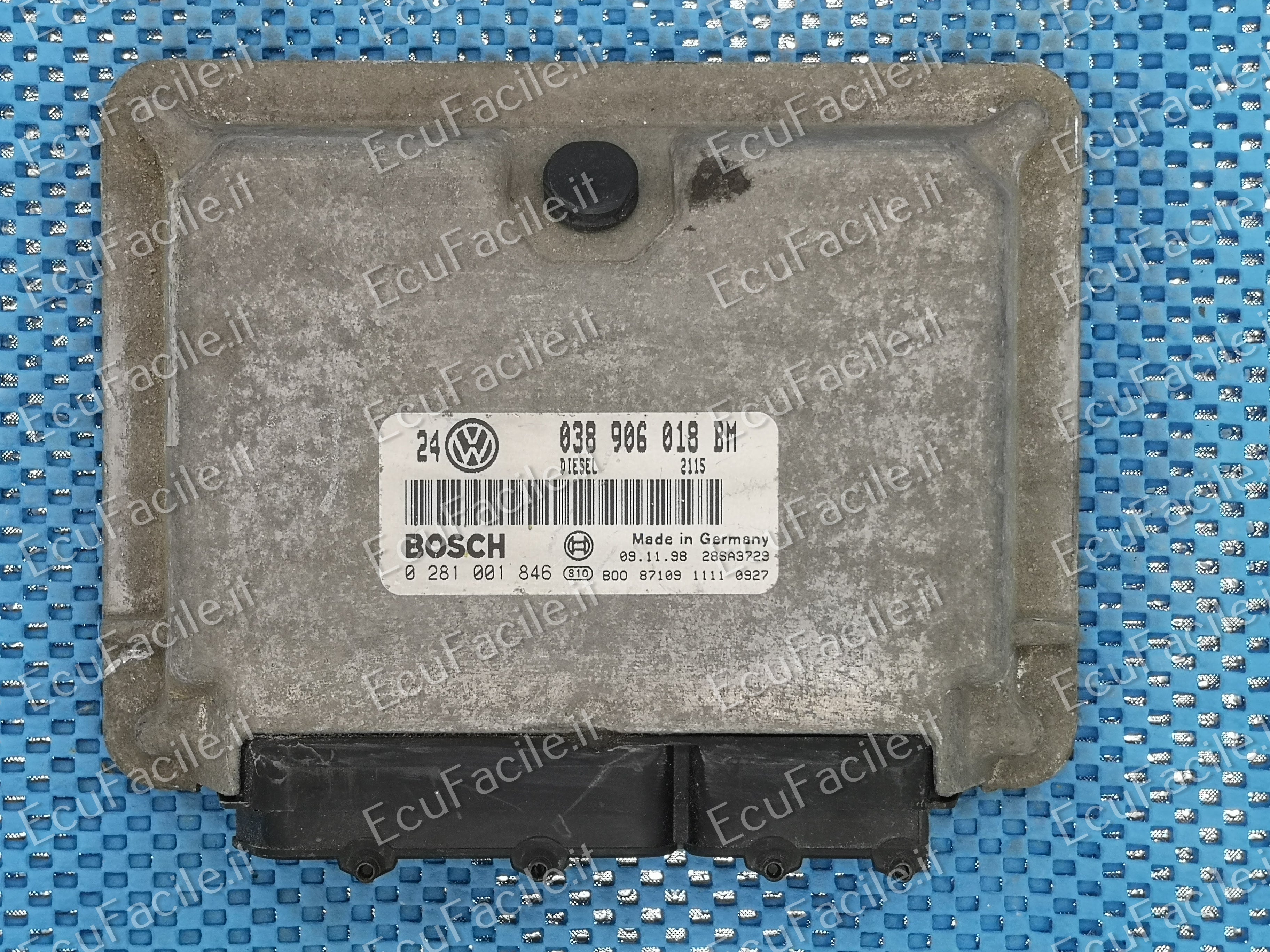 Ecu centralina vw golf iv bosch 0281001846 038906018bm EDC15V