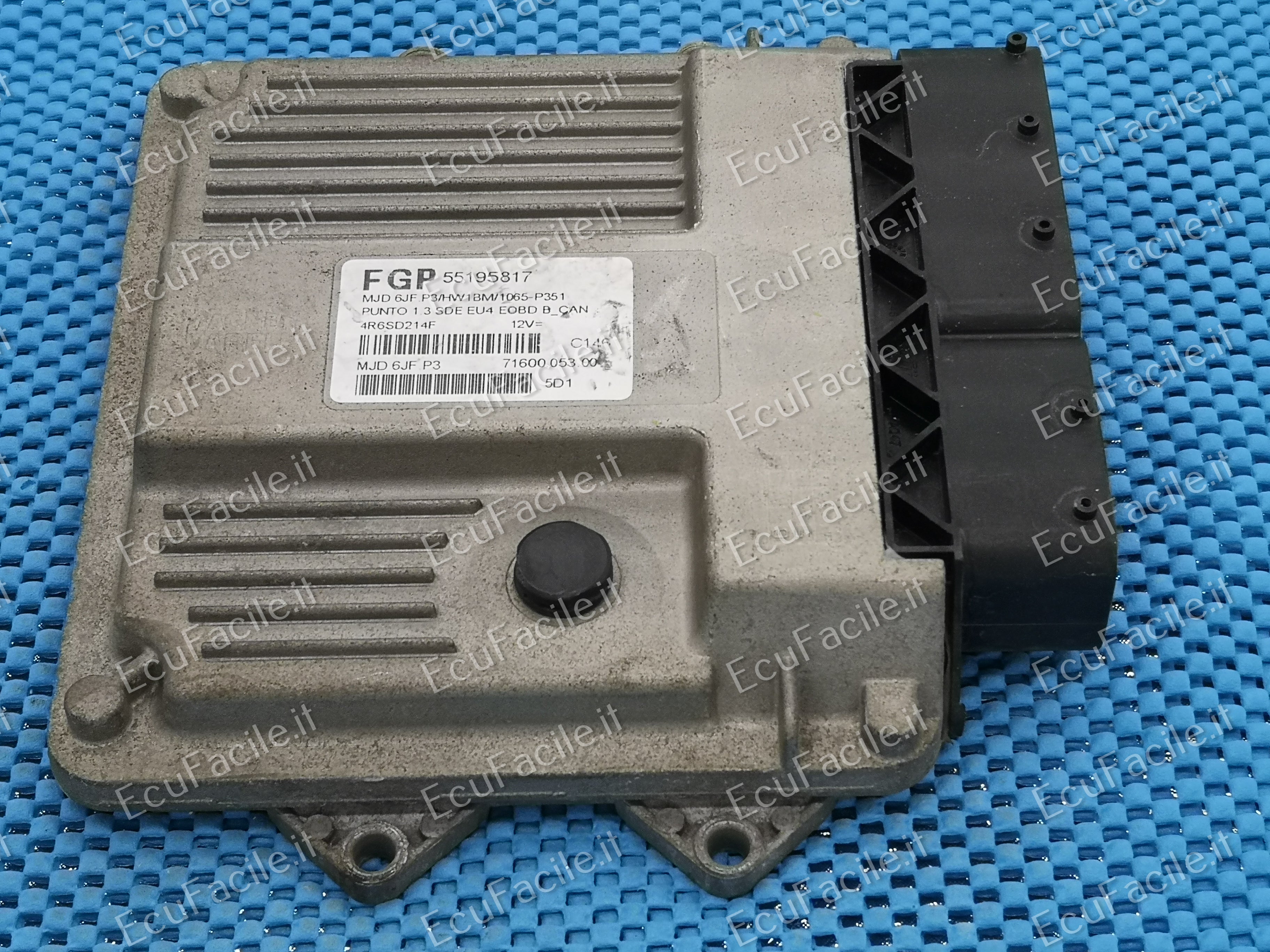 ECU FIAT G PUNTO 55195817 MJD 6JF.P3 Fiat Punto Mjt 188 70cv.