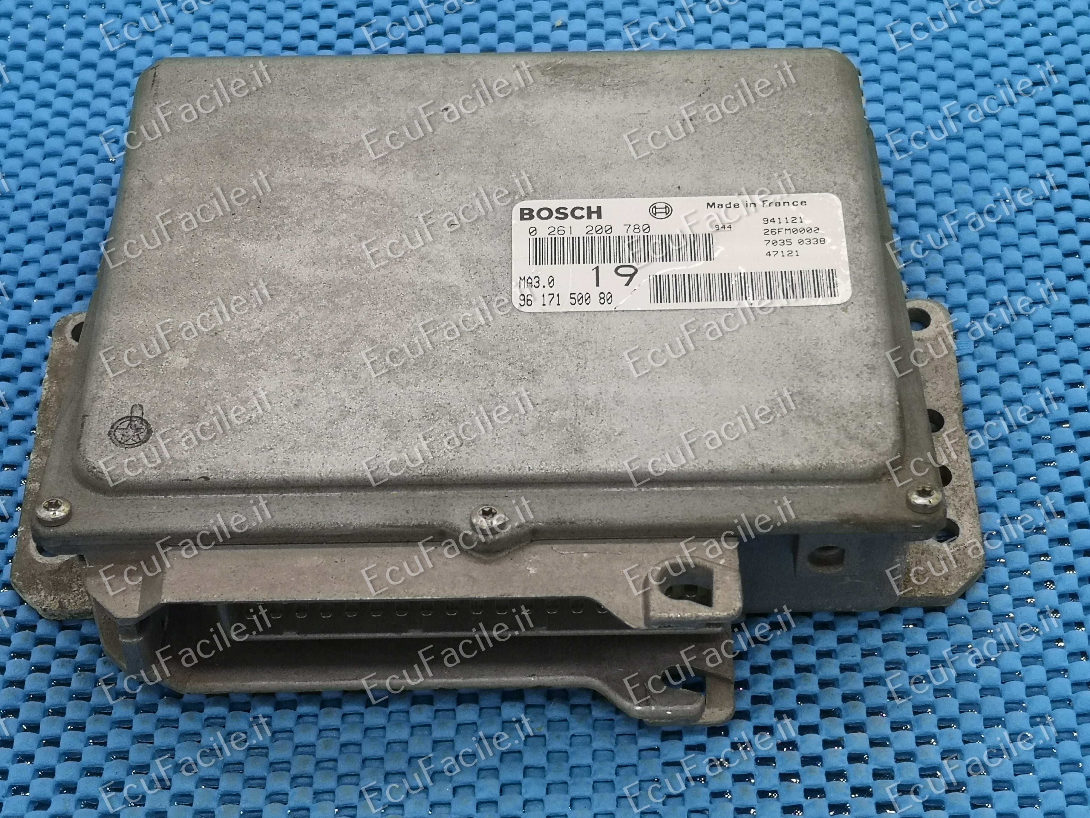 ECU CITROEN PEUGEOT 1.0 0261200780 9617150080 MA3.0
