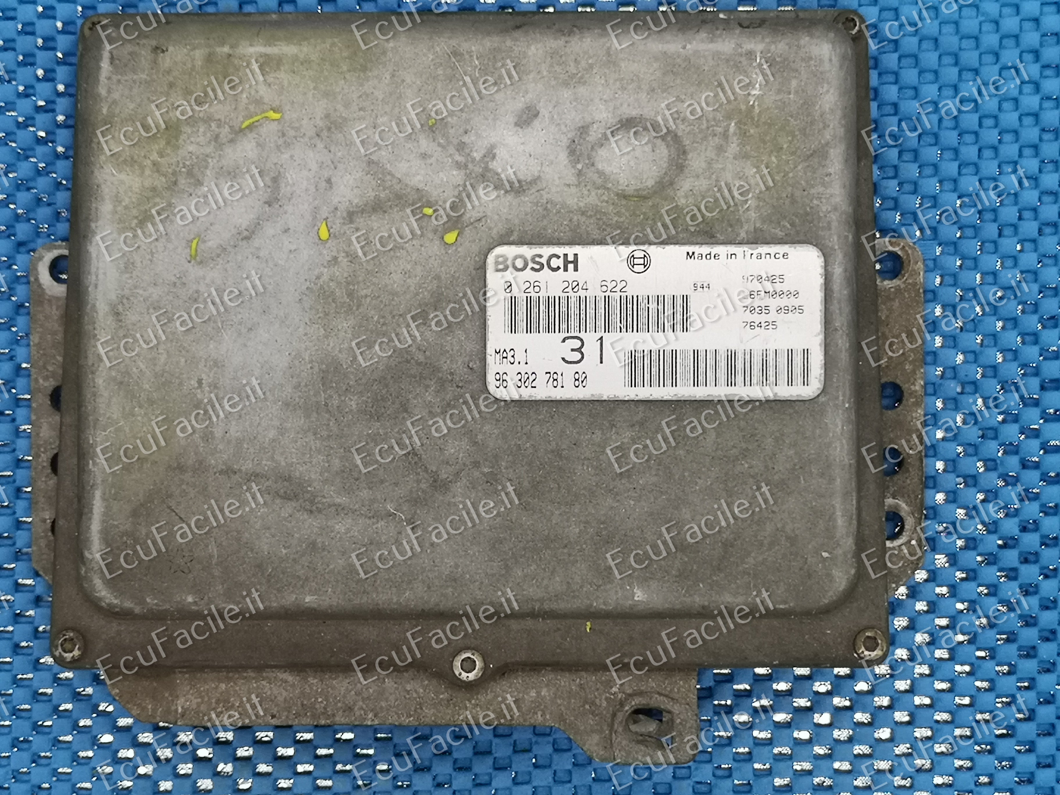 ECU CITROEN SAXO 1.1 BOSCH 0261204622 9630278180 MA3.1 31