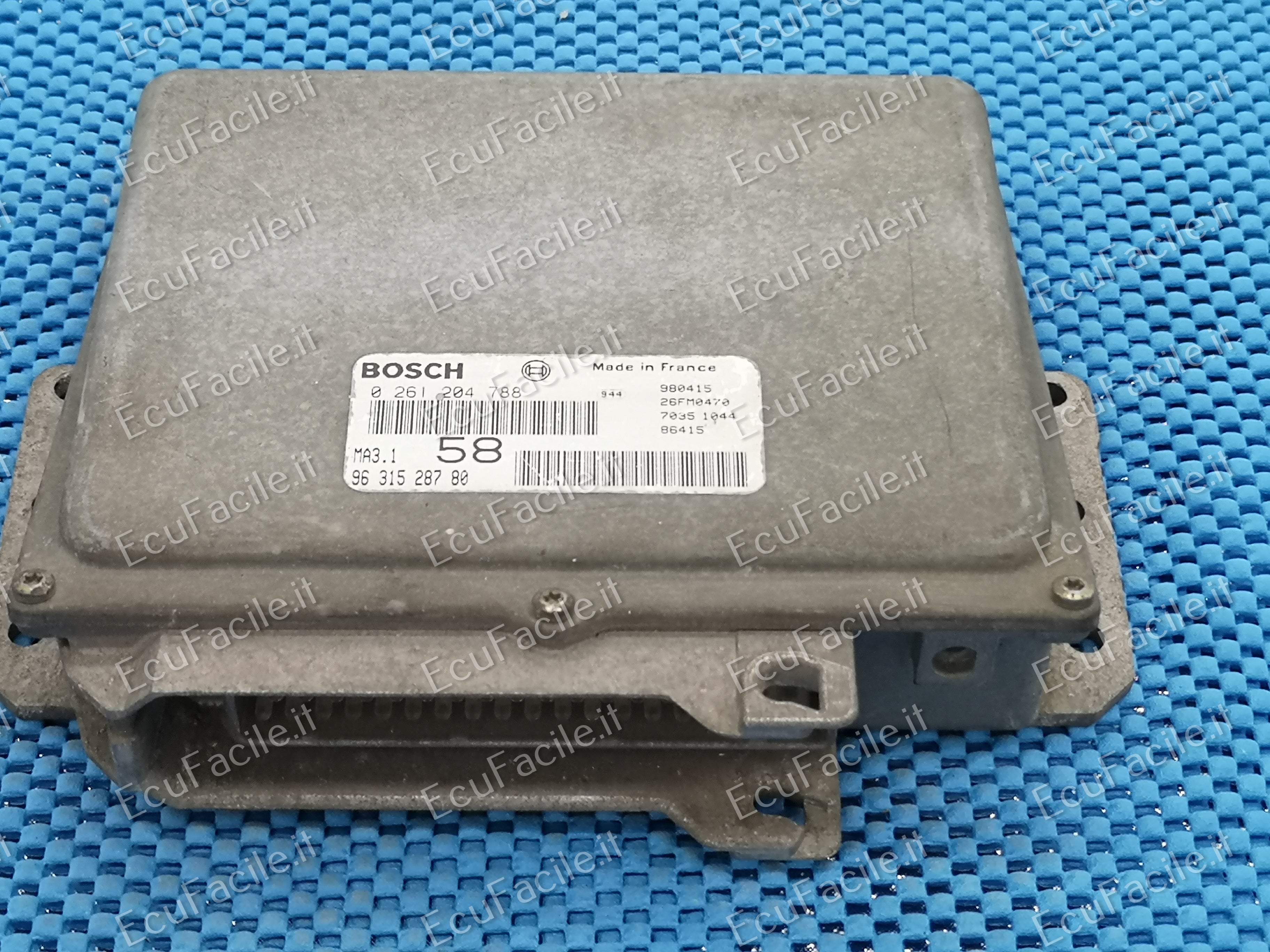 ECU CITROEN SAXO PEUGEOT 1.1 0261204788 9631528780 MA3.1