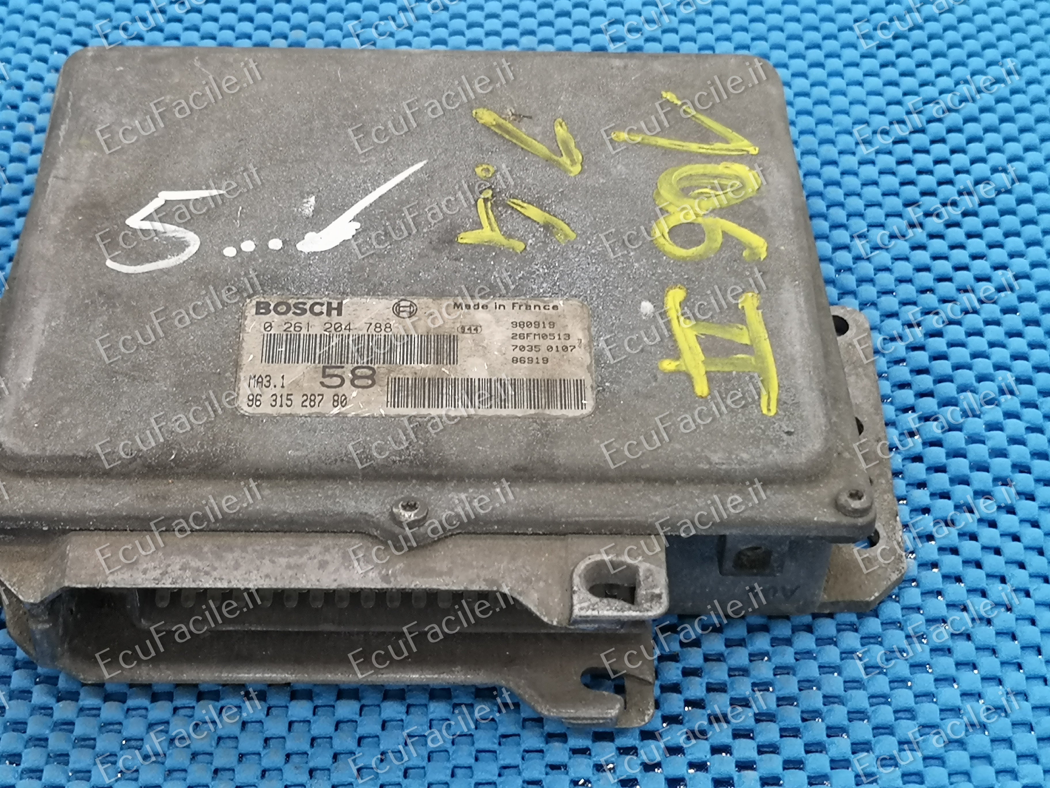 ECU CITROEN SAXO PEUGEOT 1.1 0261204788 9631528780 MA3.1