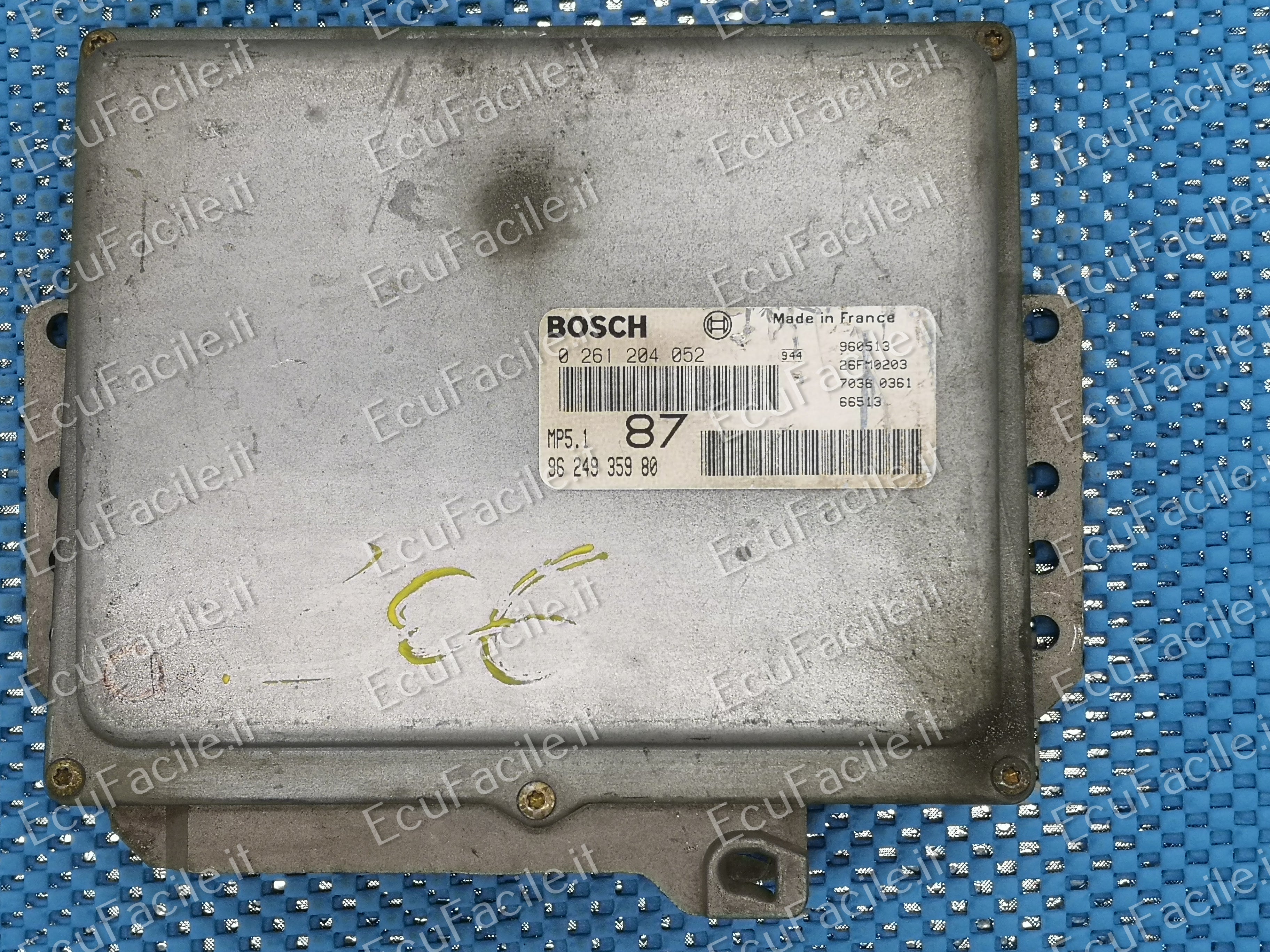 ECU CITROEN SAXO PEUGEOT 1.6 0261204052 9624935980 MP5.1