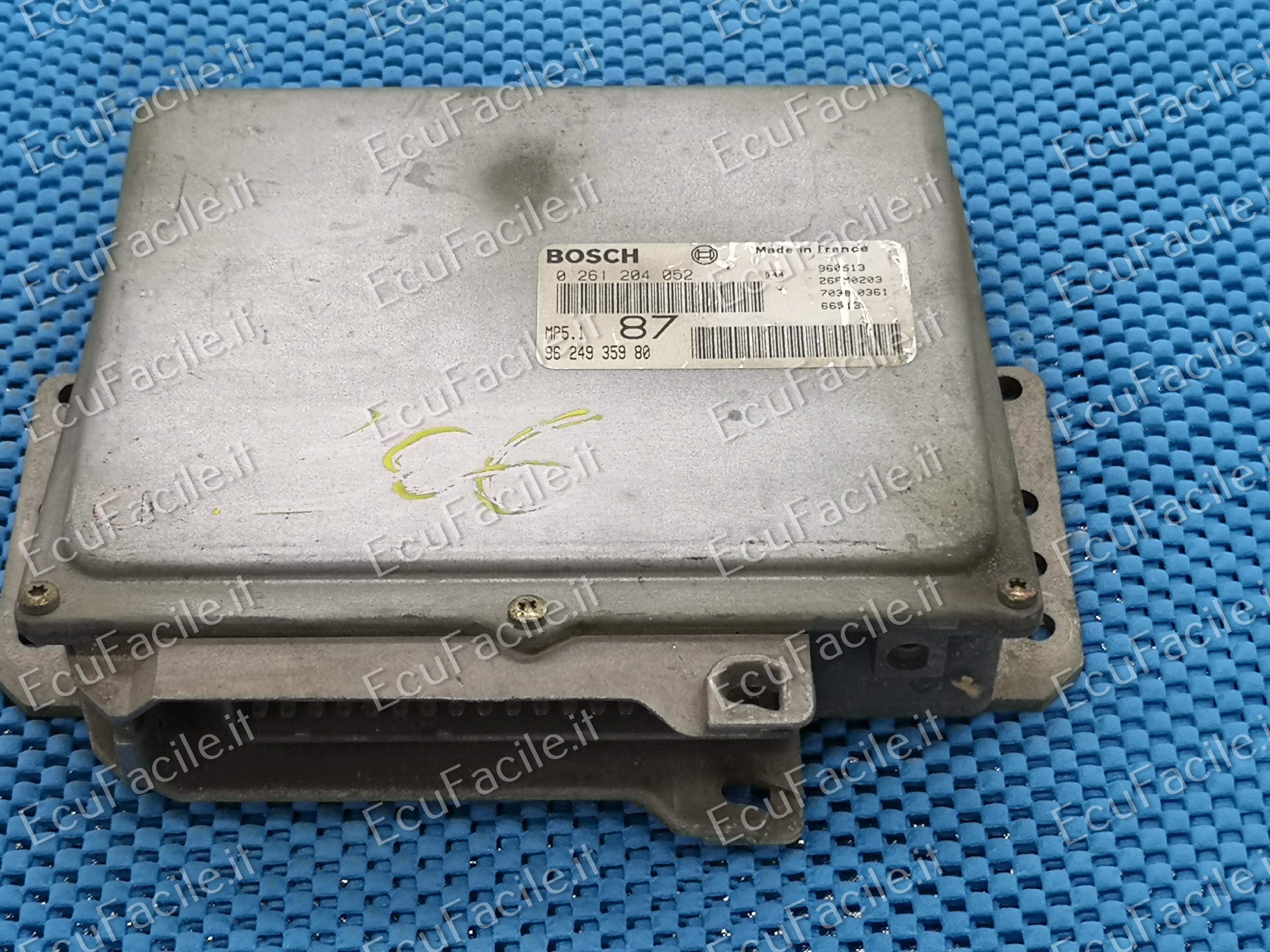 ECU CITROEN SAXO PEUGEOT 1.6 0261204052 9624935980 MP5.1