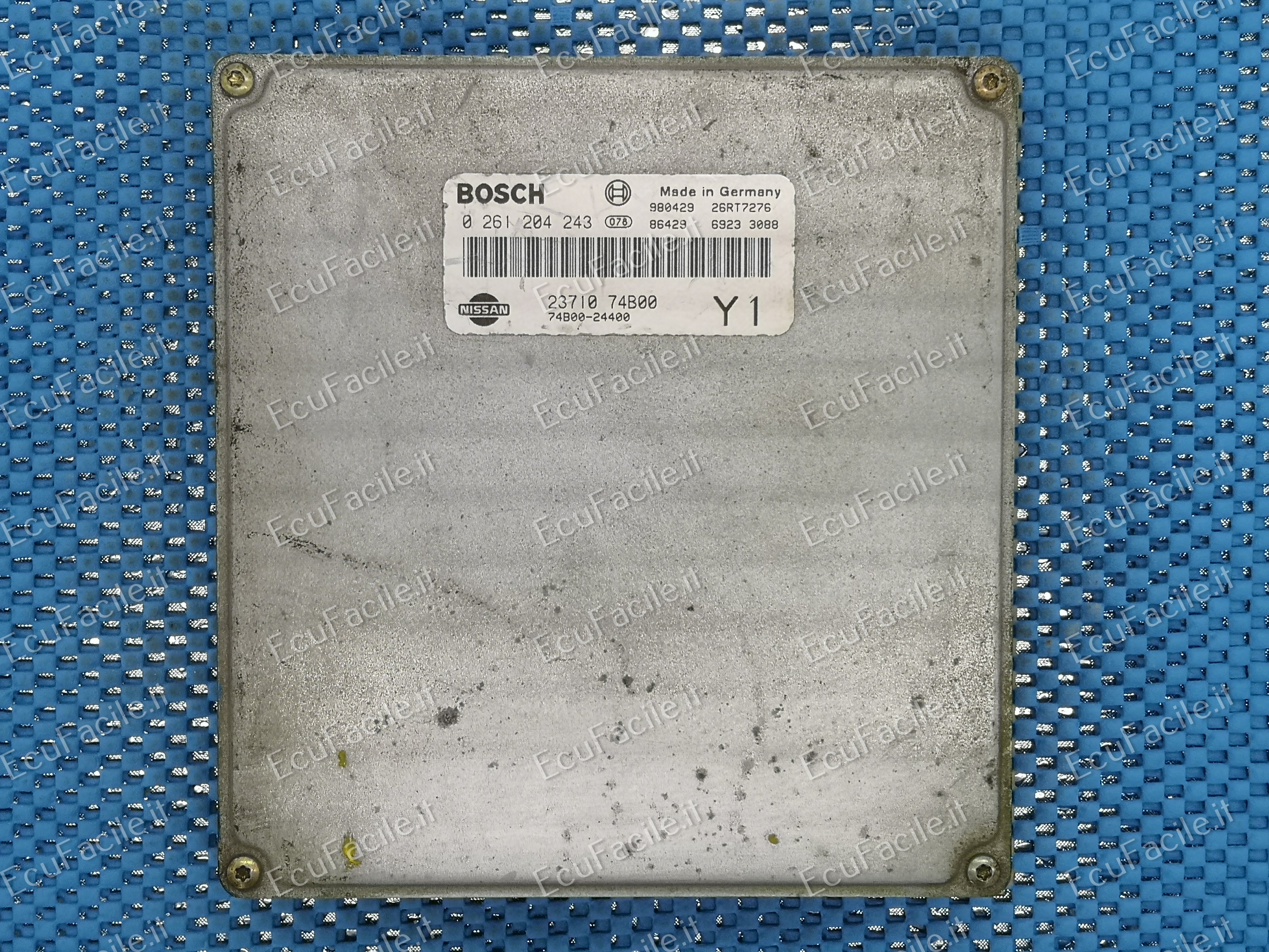 ECU CENTRALINA NISSAN MICRA 1.0 BOSCH 0261204243 2371074B00 Y1 M1.9.5