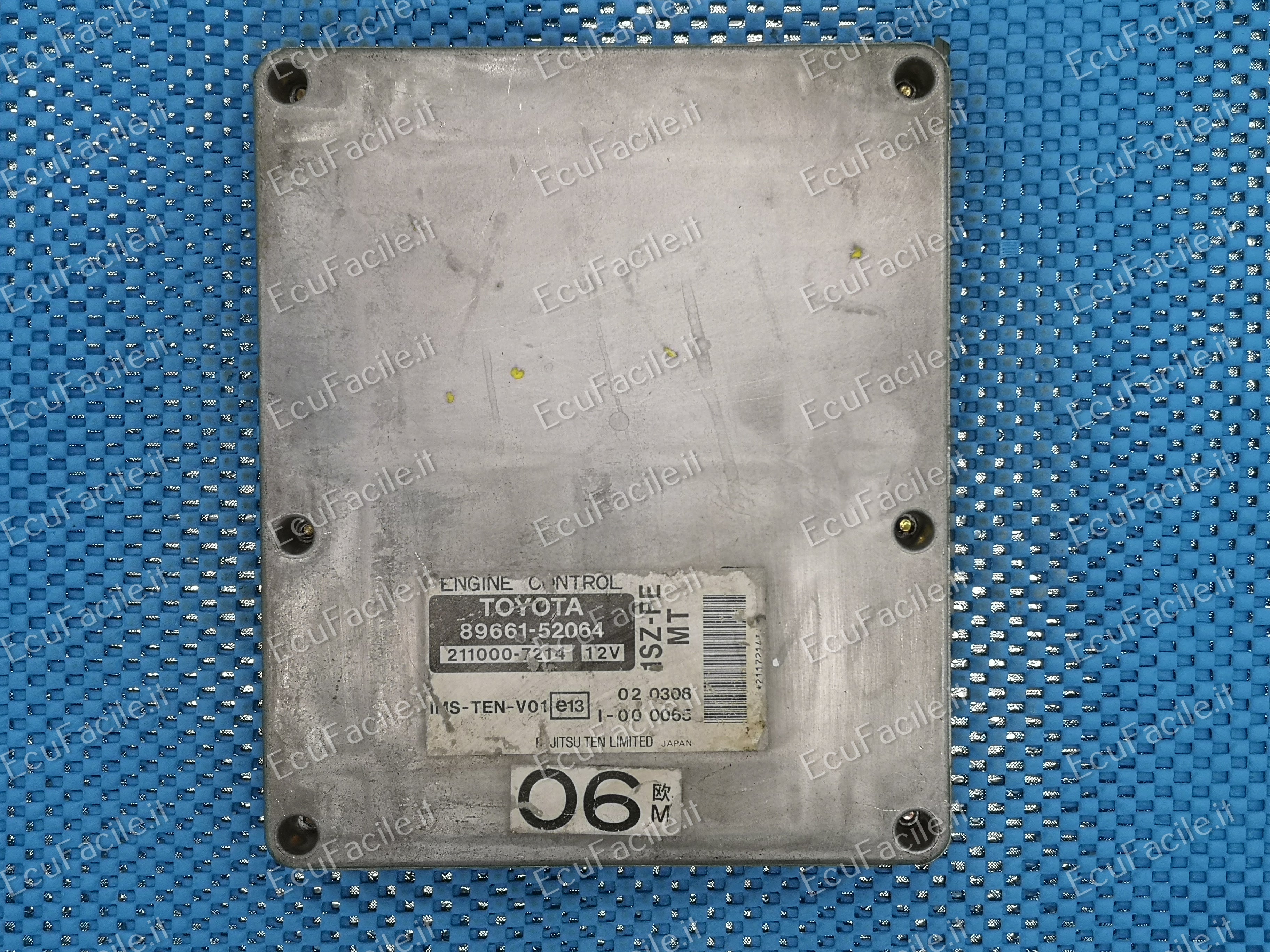 ECU CENTRALINA TOYOTA 89661-25064 211000-7214 1SZ-FE MT