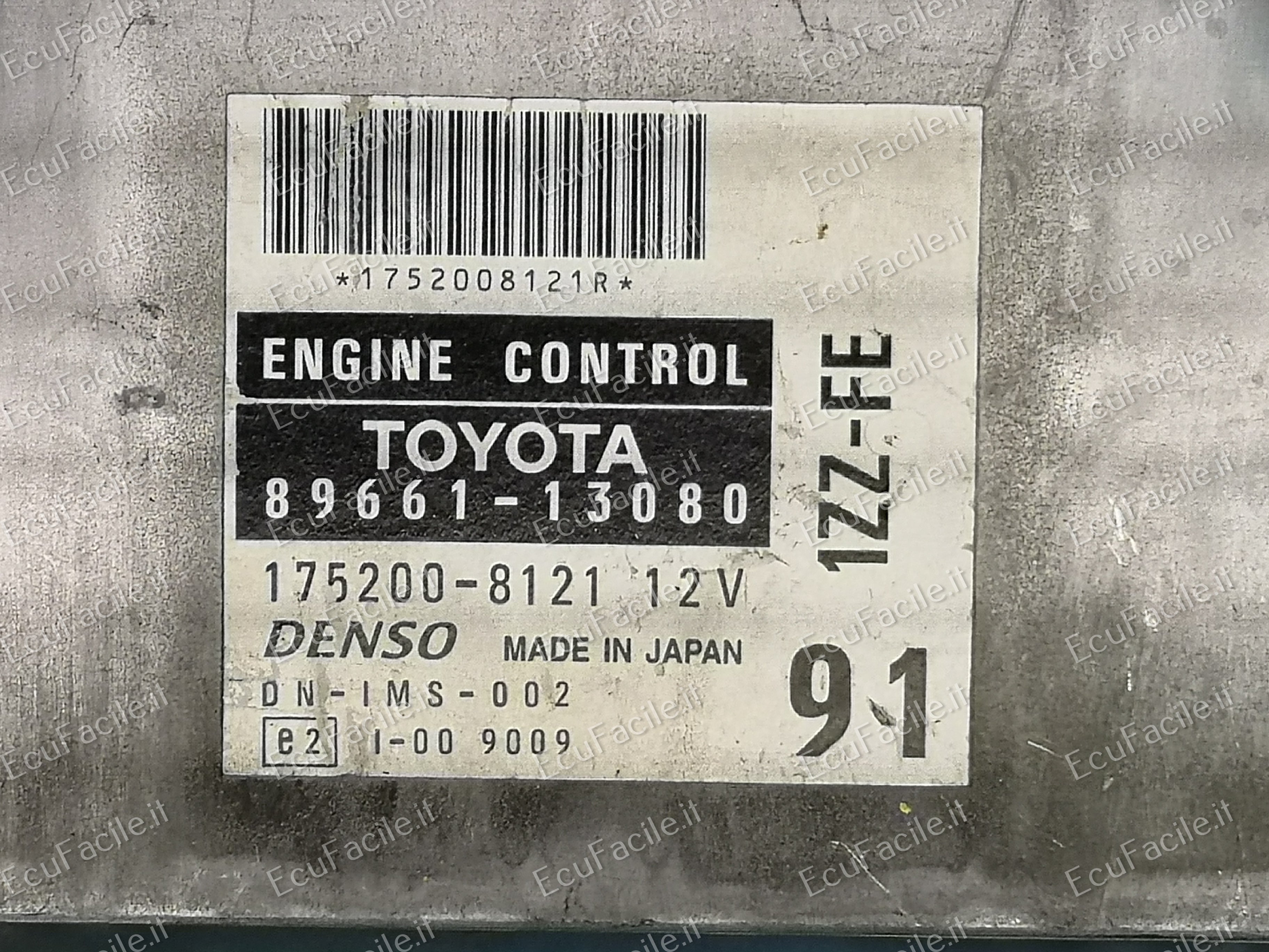 ECU TOYOTA COROLLA VERSO 1.8, 8966113080 1752008121, 1ZZ-FE
