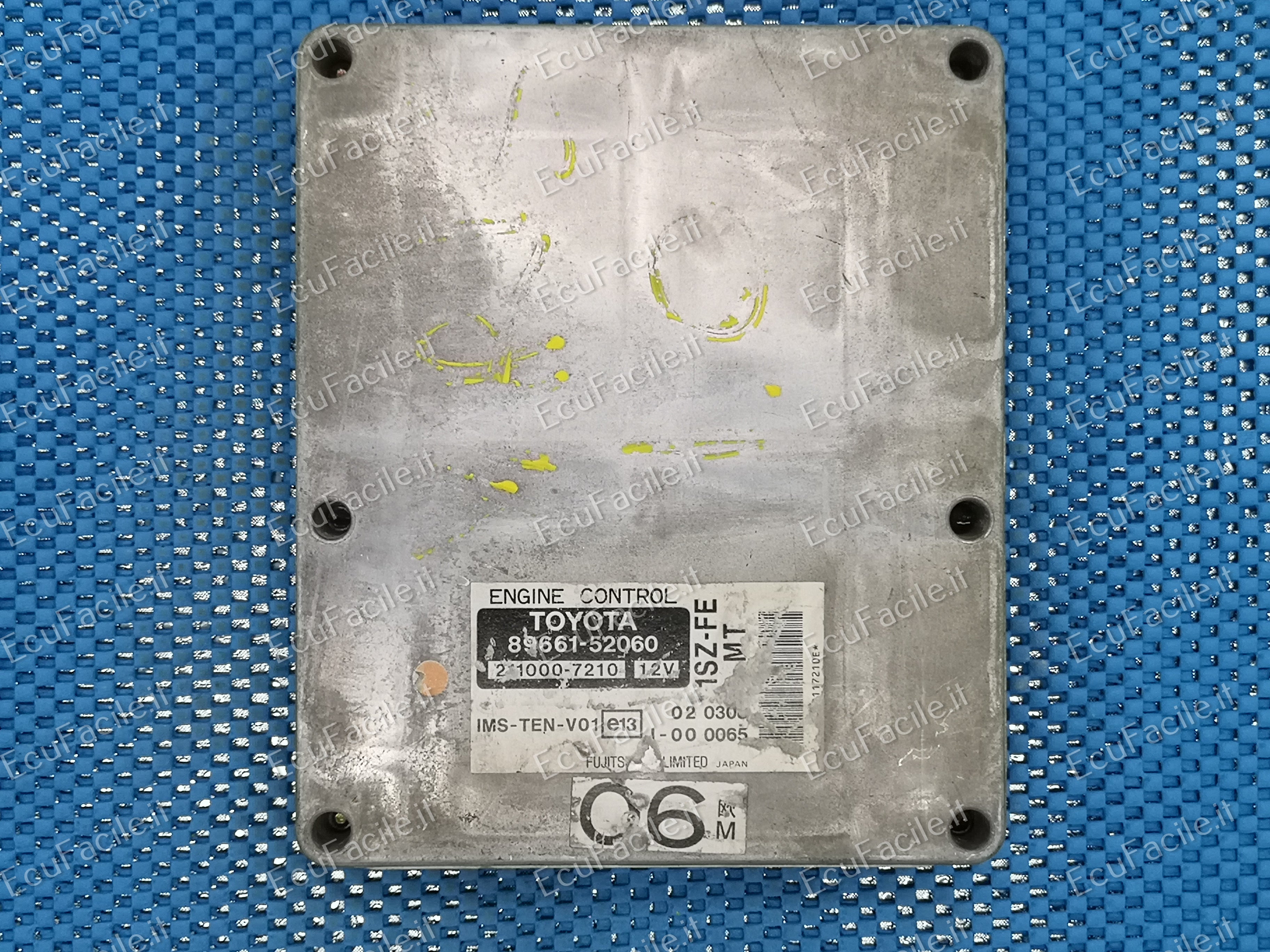 ECU TOYOTA YARIS 1.0 1SZ-FE 211000-7210 89661-52060 8966152060