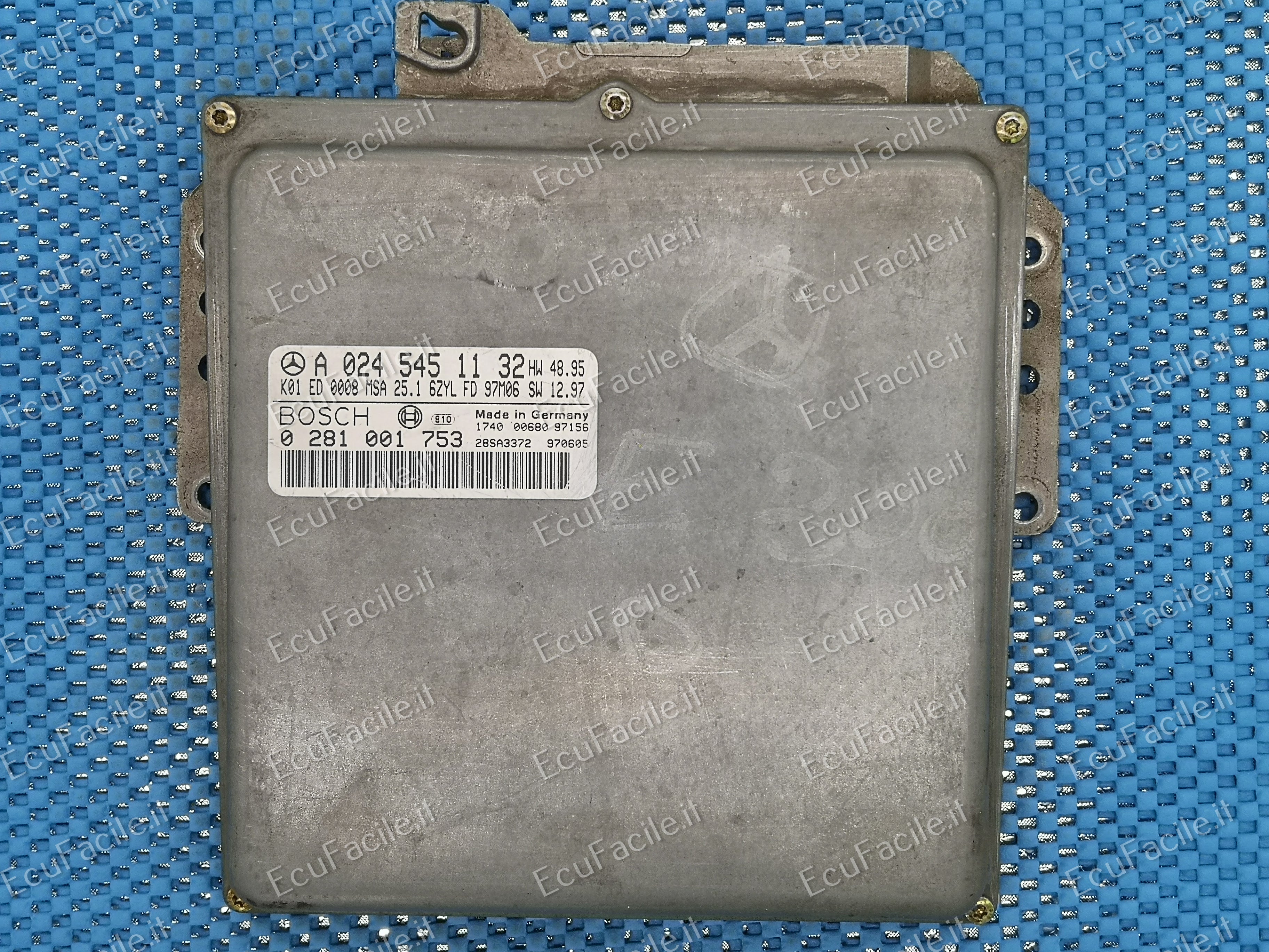 ECU MERCEDES W124 E300 3.0TD A0245451132 MSA 25.1 0281001753